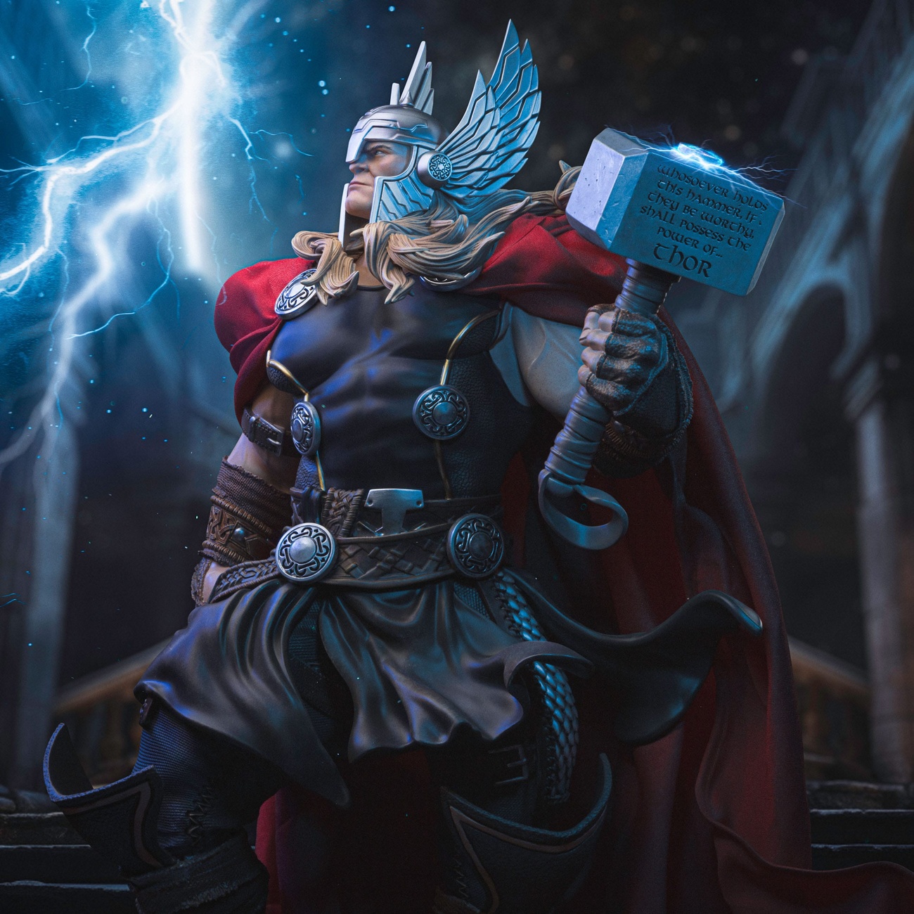Marvel Legacy Replica Statua 1/4 Thor Unleashed