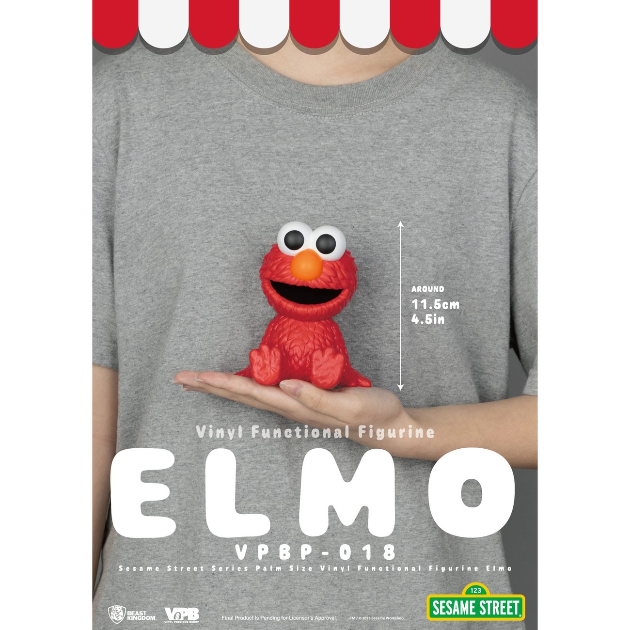 Sesamstraße Piggy Vinyl Spardose Elmo 12 cm