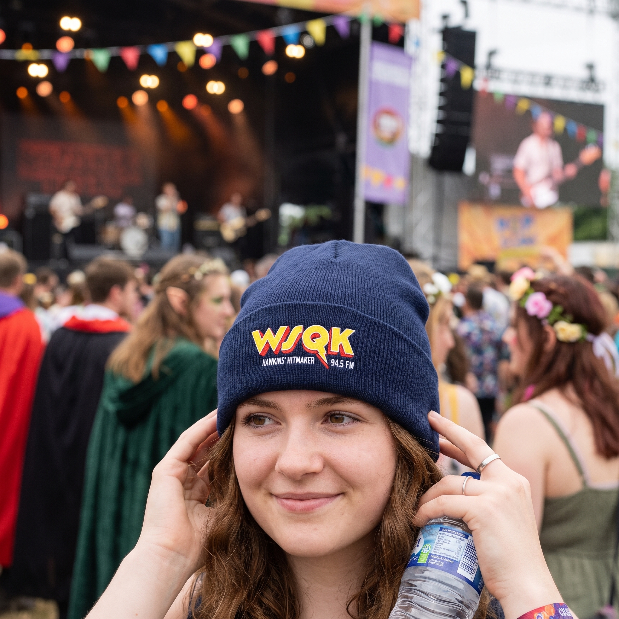 Stranger Things - Gorro WSQK Hawkins Hitmaker