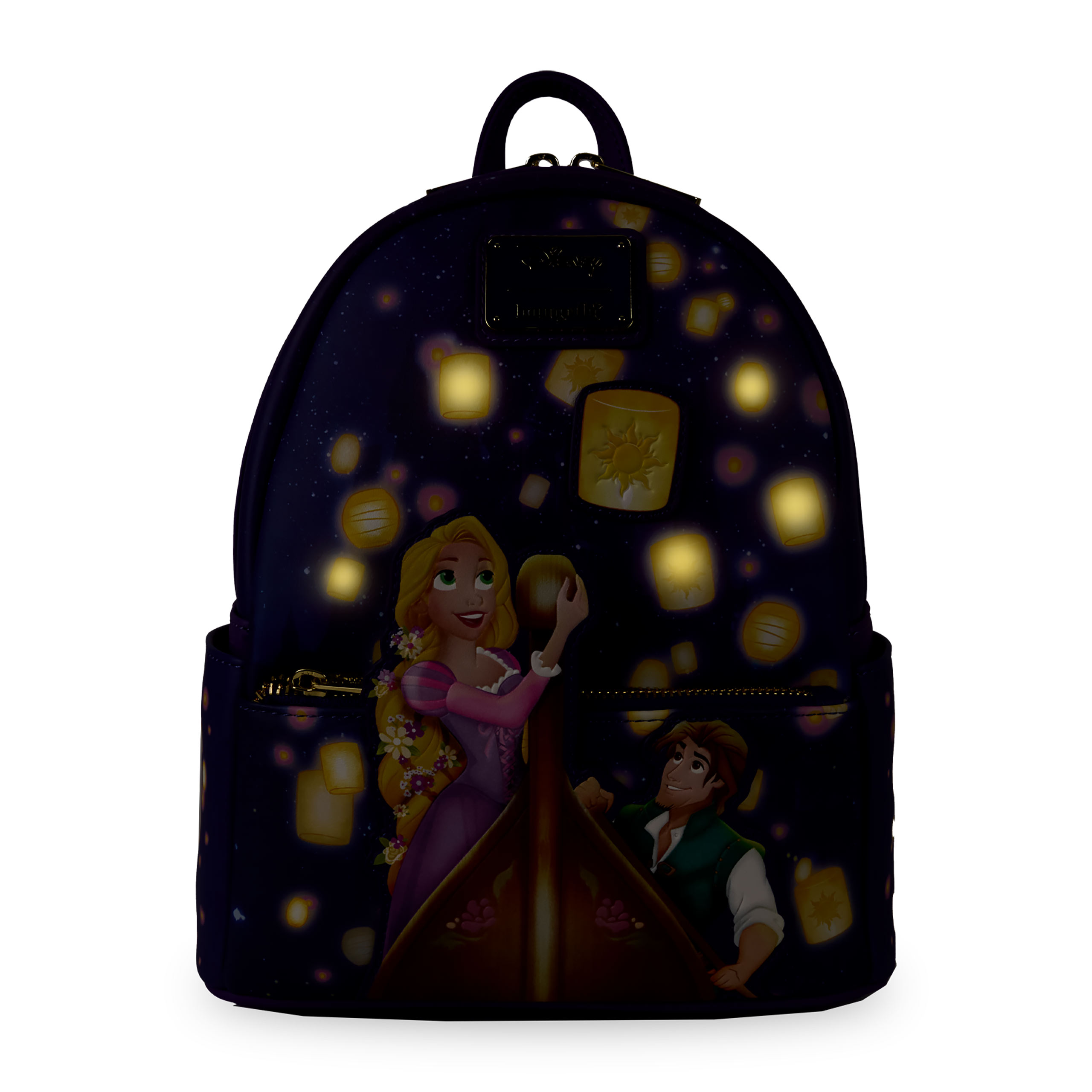 Rapunzel - Mini mochila de linterna con luz