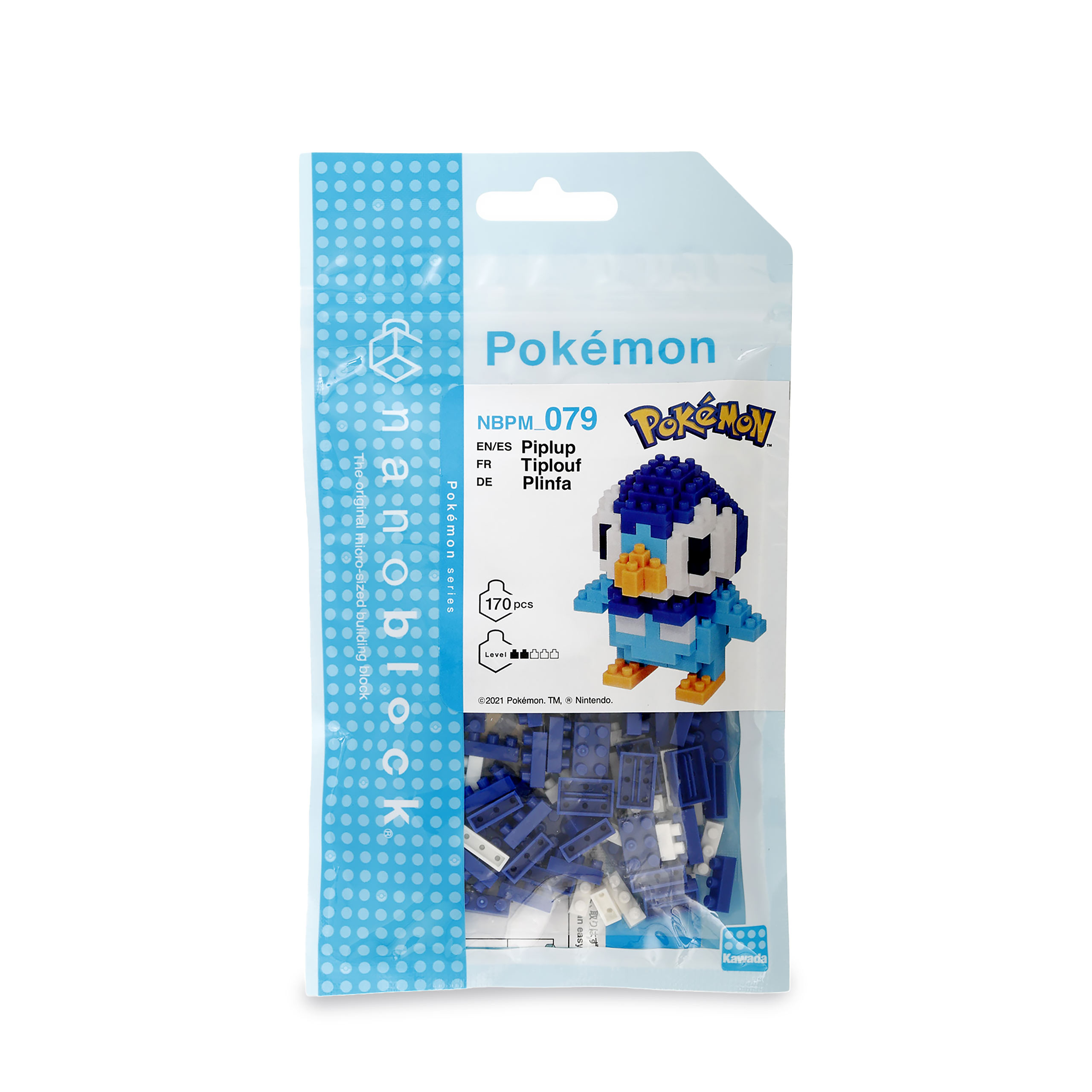 Pokemon - Piplup nanoblock Mini Figurine de Construction