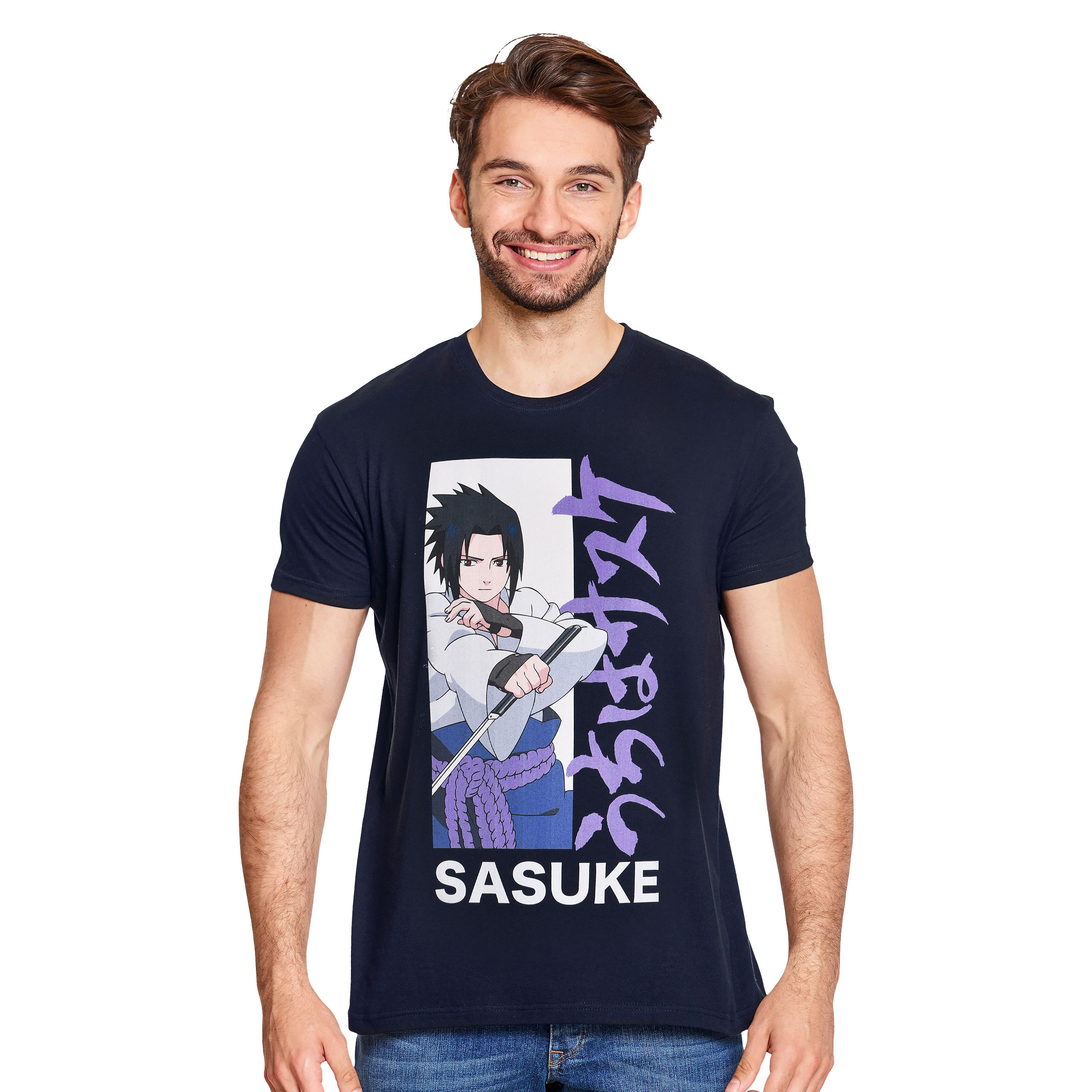 Naruto - Sasuke T-Shirt blau