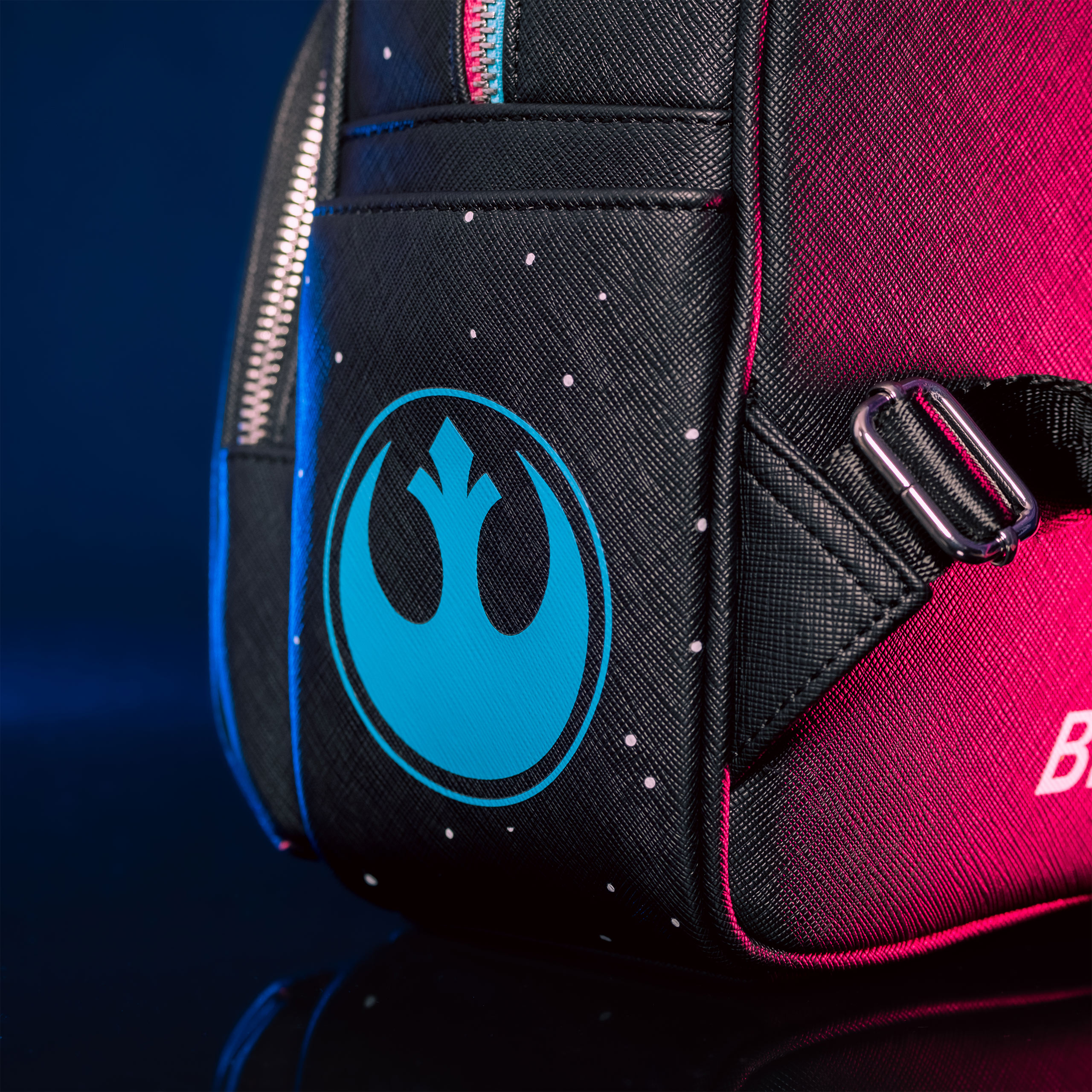 Star Wars - Neon 70er Jahre Rucksack mit Licht