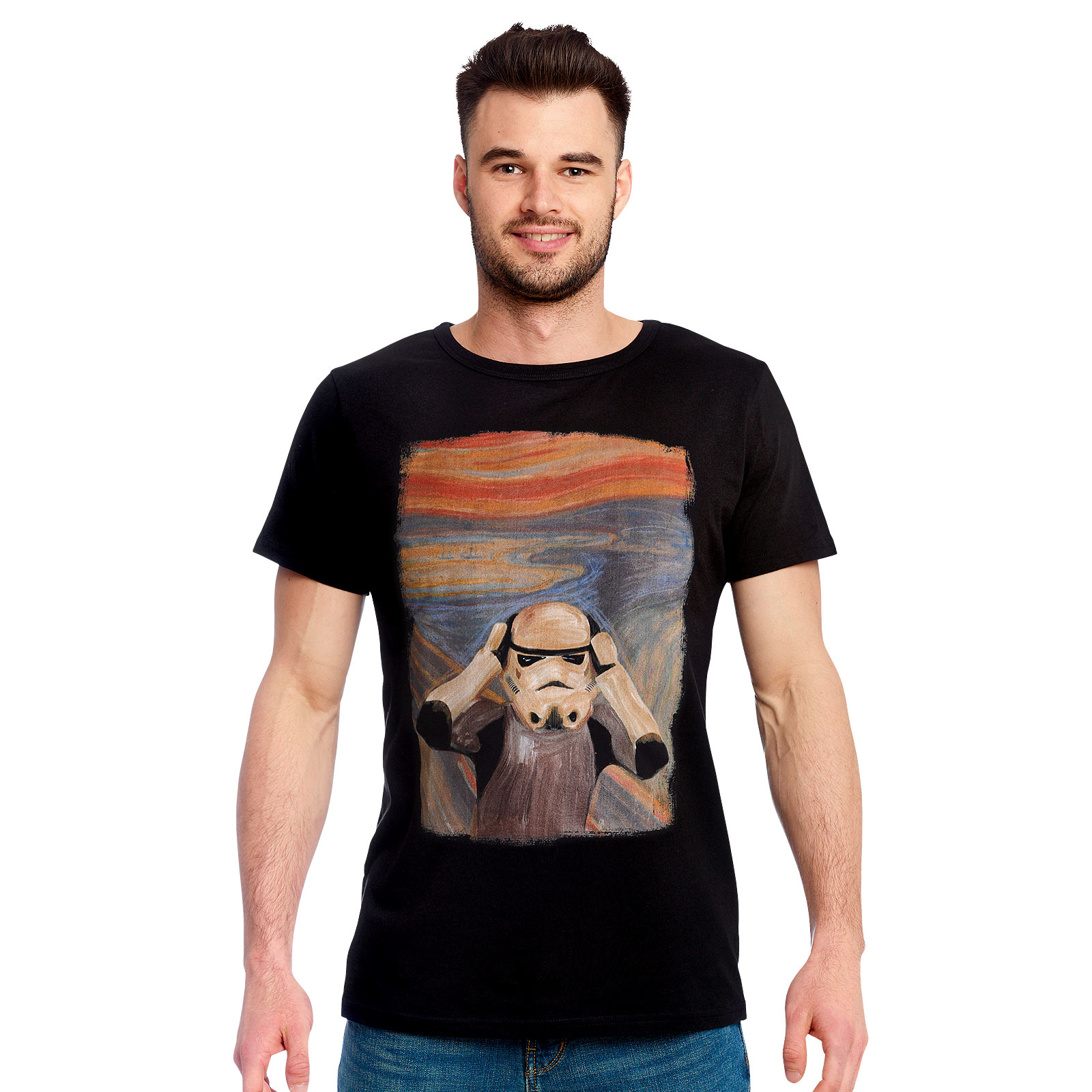 T-shirt Original Stormtrooper Scream noir