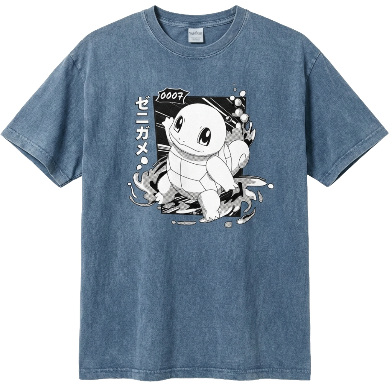 Pokémon – Koszulka vintage Squirtle Katakana