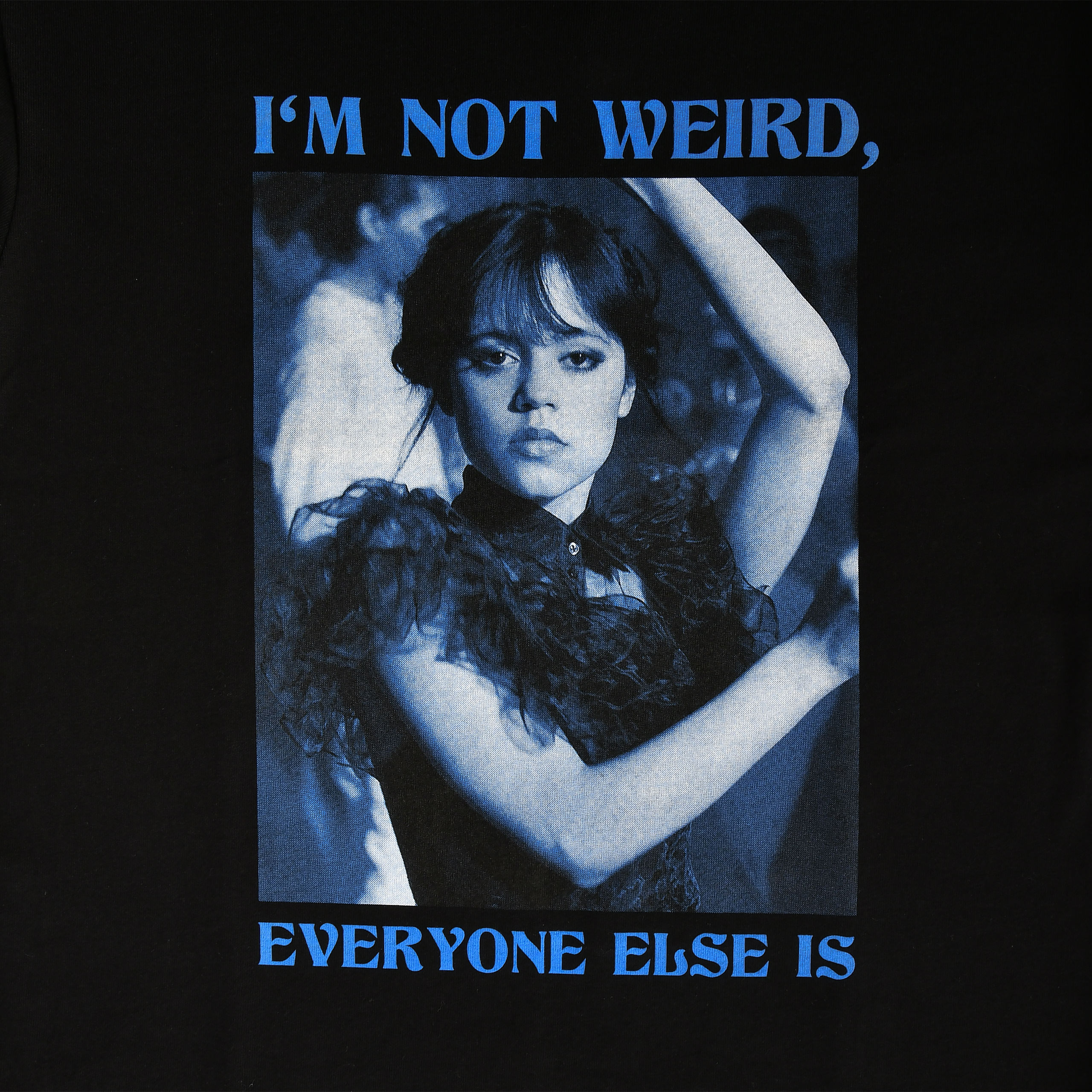 Wednesday - T-shirt oversize Dance noir