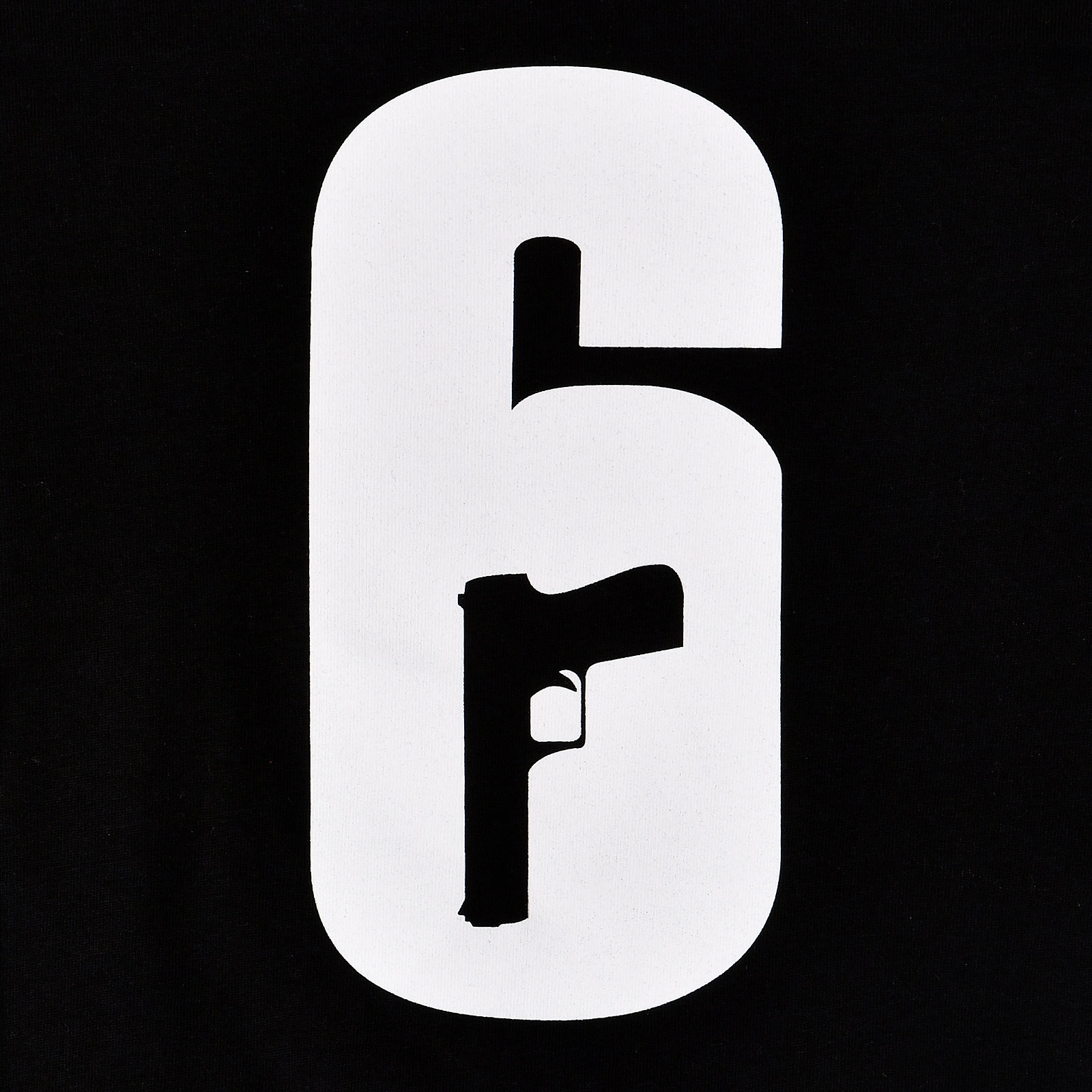 Rainbow Six Siege - Logo T-Shirt Zwart