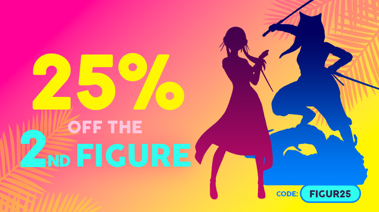 25% off the 2nd Figure