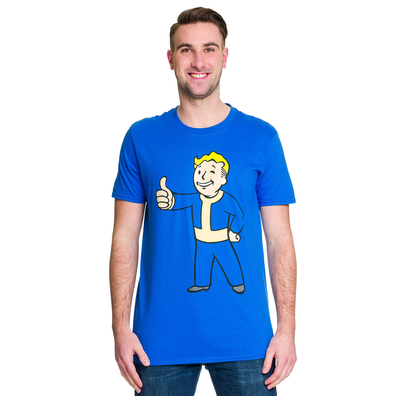 Fallout 4 - Vault Boy T-Shirt blau