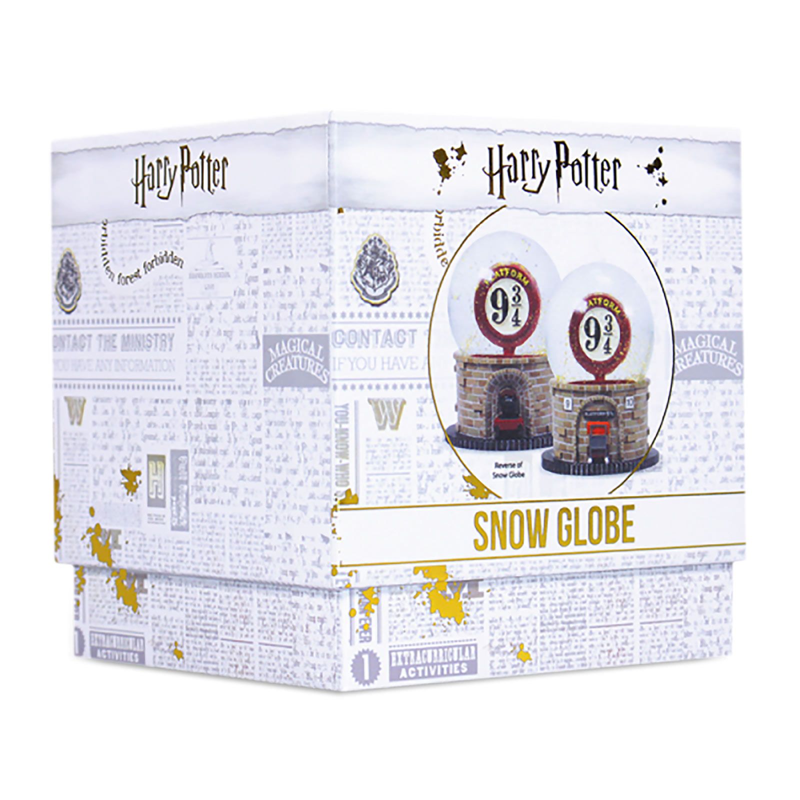 Harry Potter - Gleis 9 3/4 Schneekugel mit Glitter