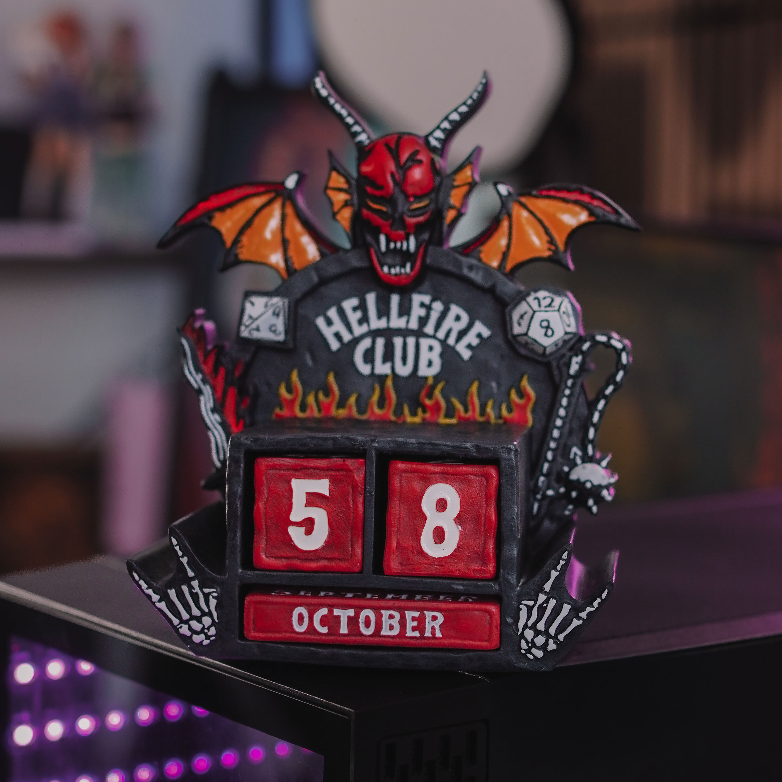 Stranger Things - Hellfire Club 3D Perpetual Calendar