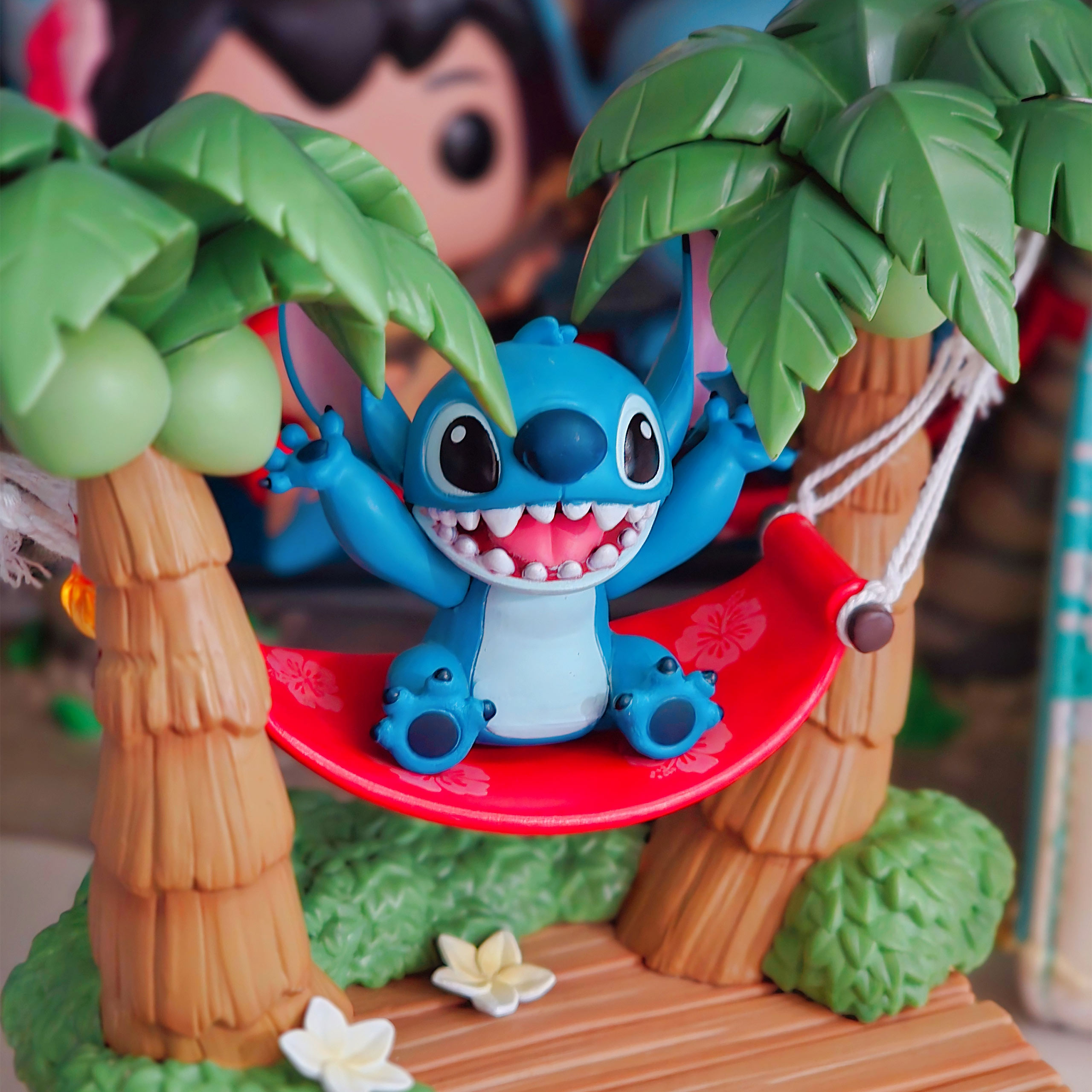 Stitch in Hangmat D-Stage Diorama - Lilo & Stitch