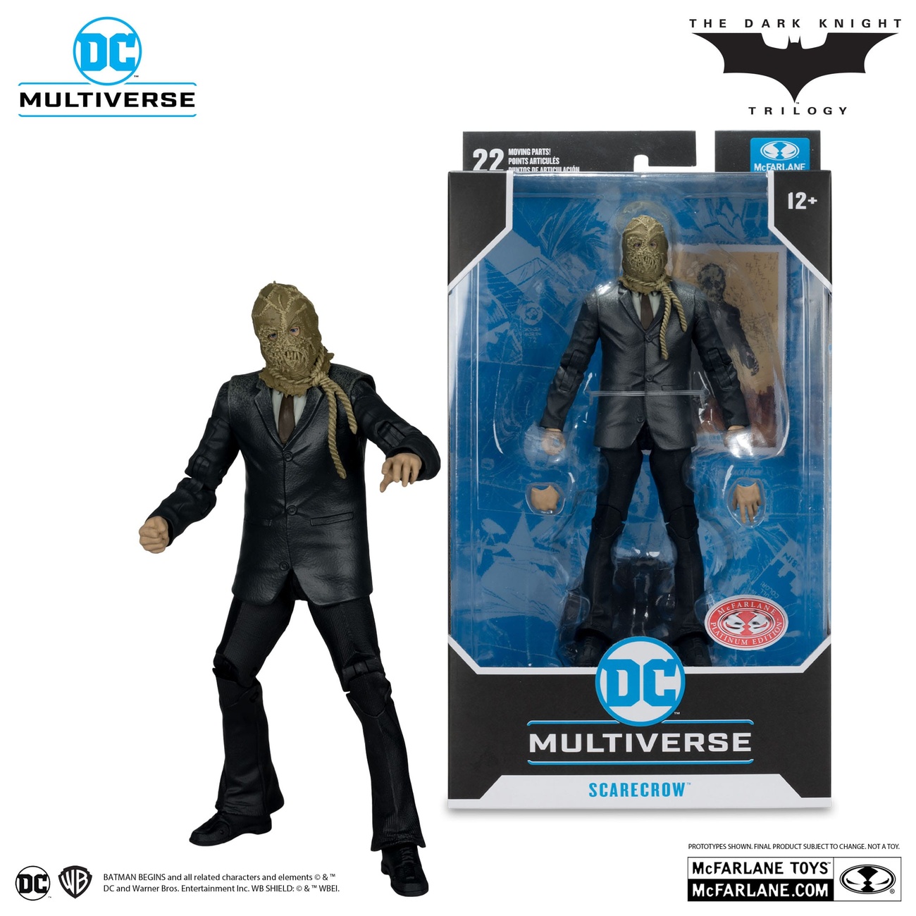 Batman Begins DC Multiverse Action Figure Spaventapasseri (Chase Version) 18 cm