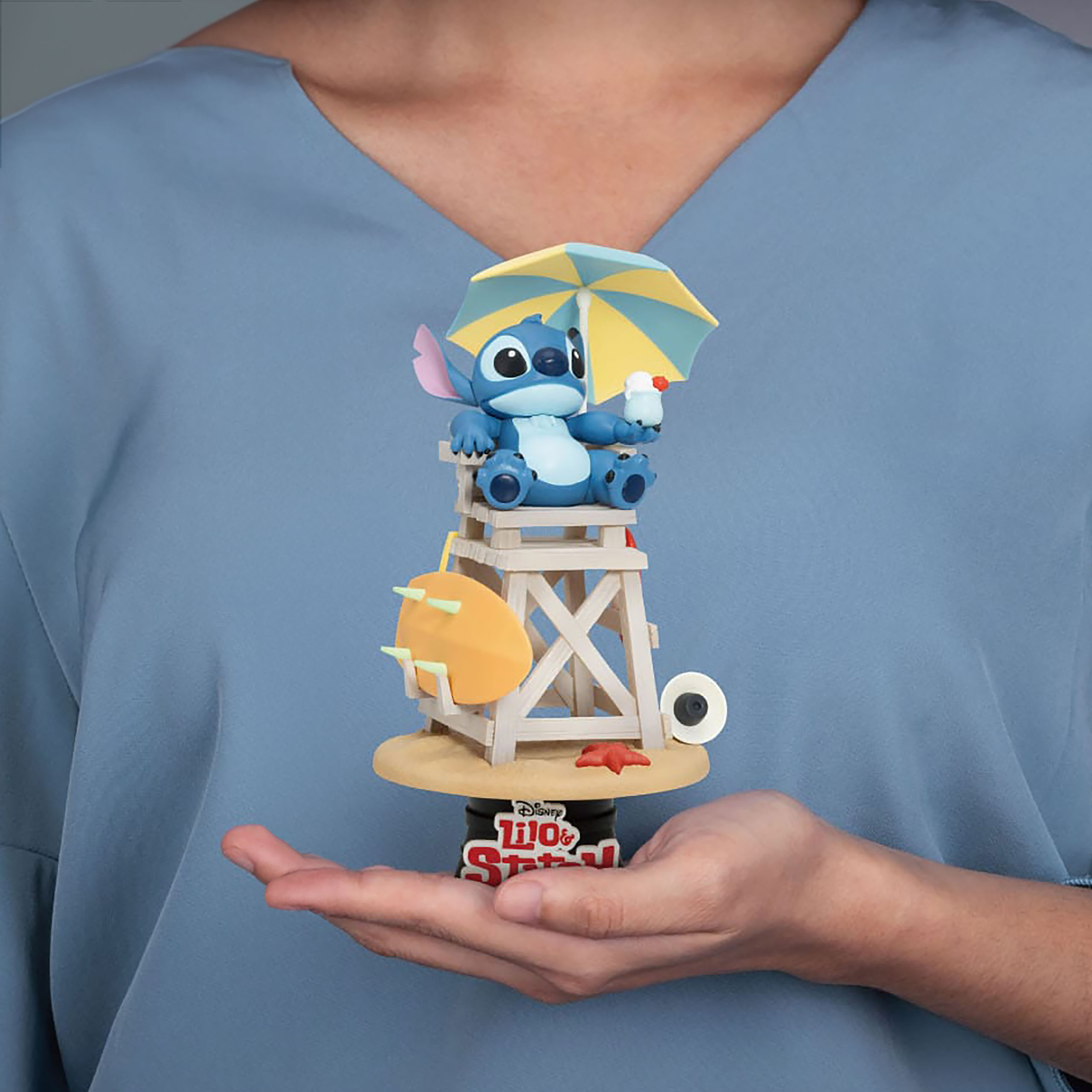 Stitch Summer Vibe D-Stage Diorama Figur - Lilo & Stitch