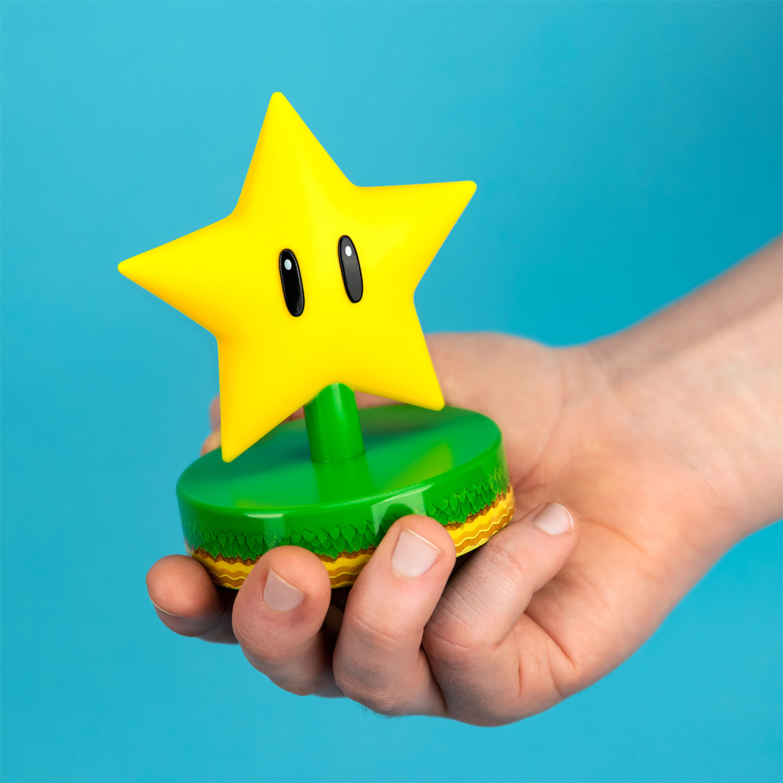 Super Mario - Super-Stern Icons 3D Tischlampe