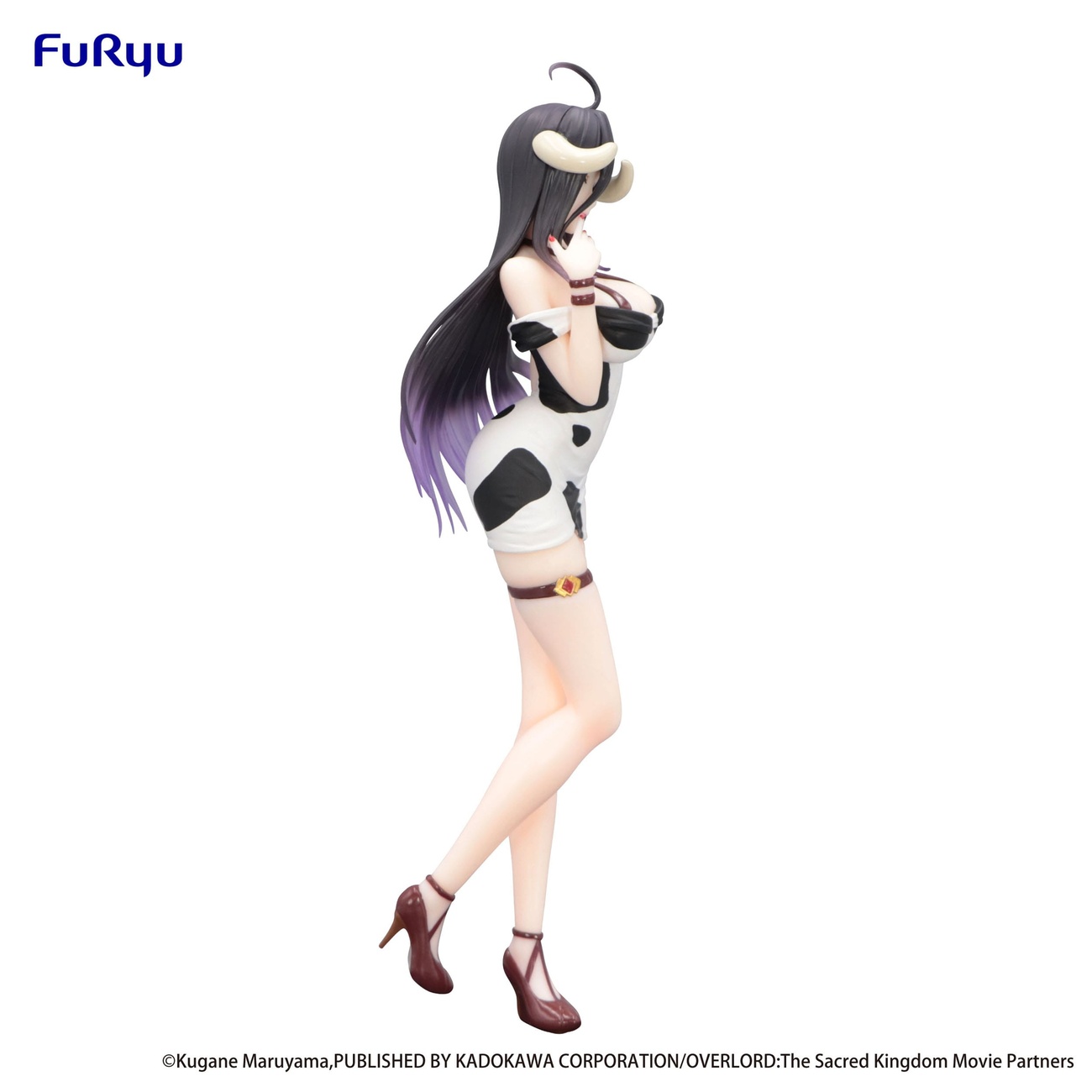 Overlord Trio-Try-iT Statua in PVC Albedo Mini Dress Fantasia Mucca Ver. 21 cm