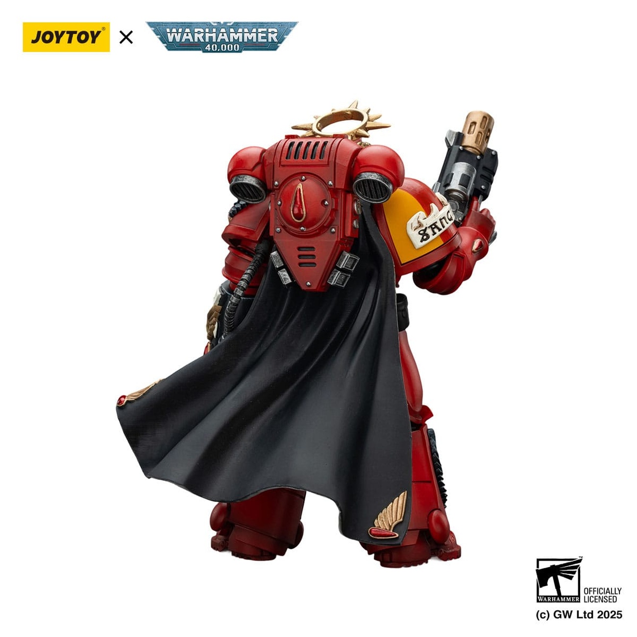 Warhammer 40k: Combat Patrol Blood Angels - Capitano con pistola Inferno e Power Fist Action figure 20 cm