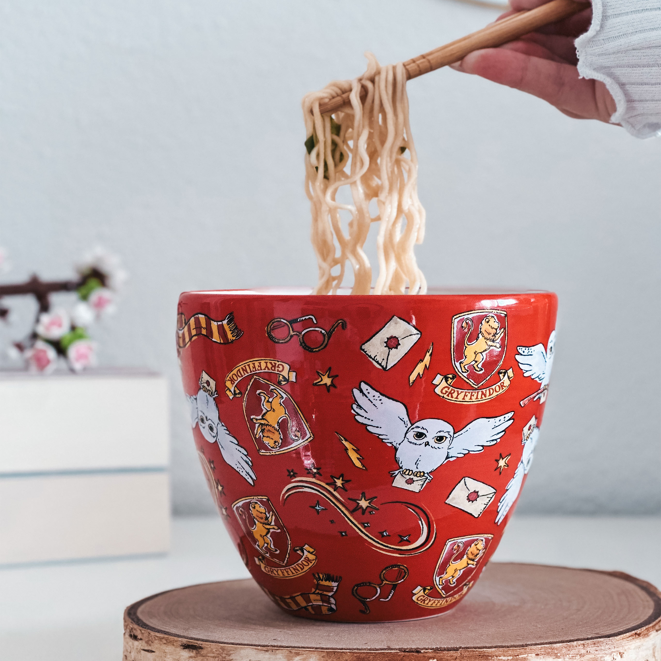 Magic Symbols Ramen Kom met Eetstokjes - Harry Potter