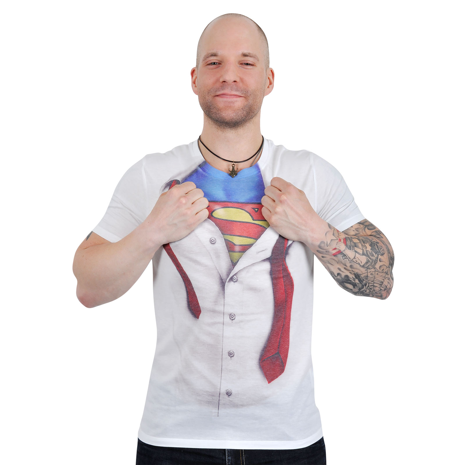 Superman - Clark Kent T-Shirt weiß
