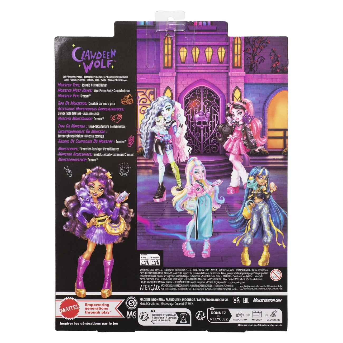 Muñeca Monster High Clawdeen Wolf