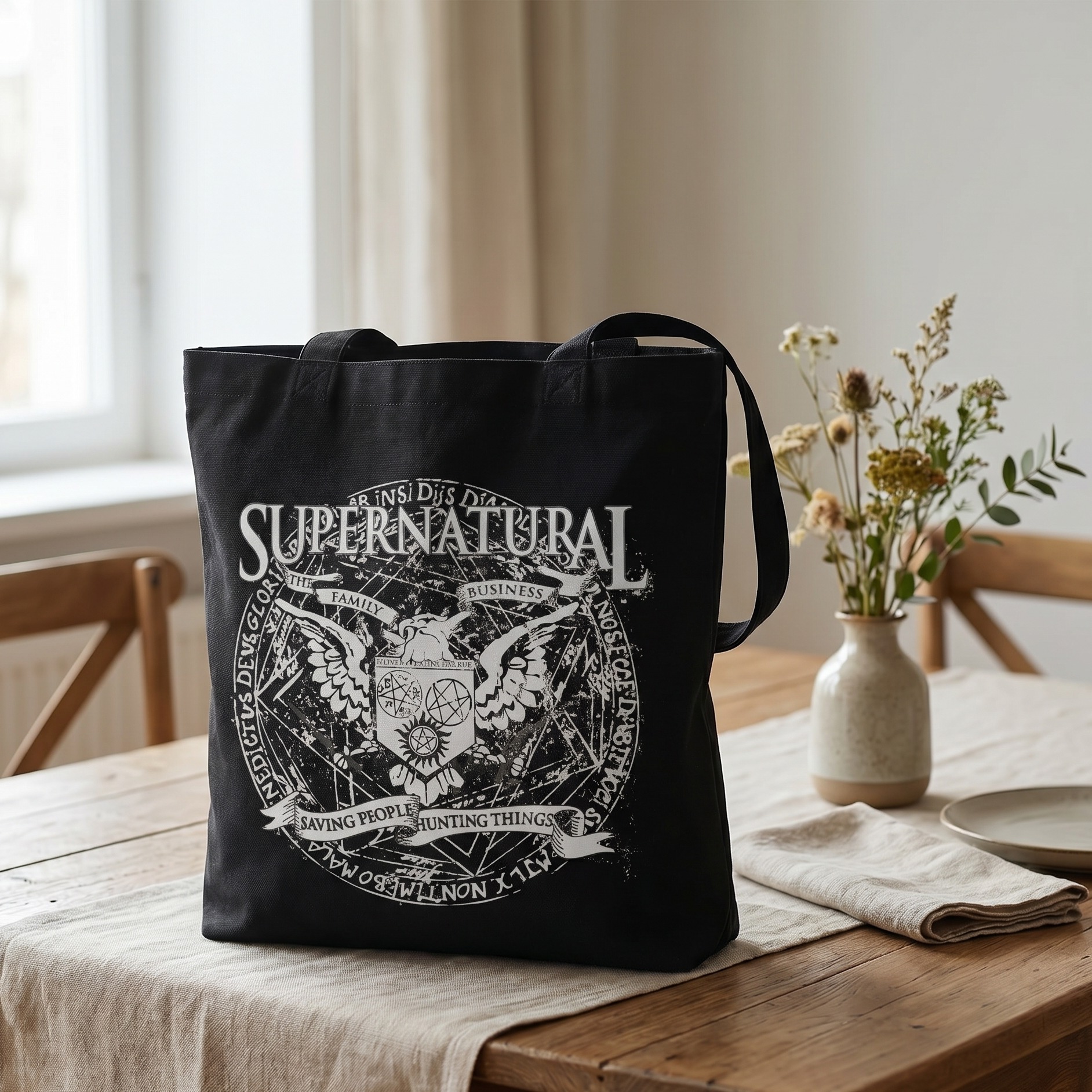 Supernatural - Winchester Family Business Borsa in tela