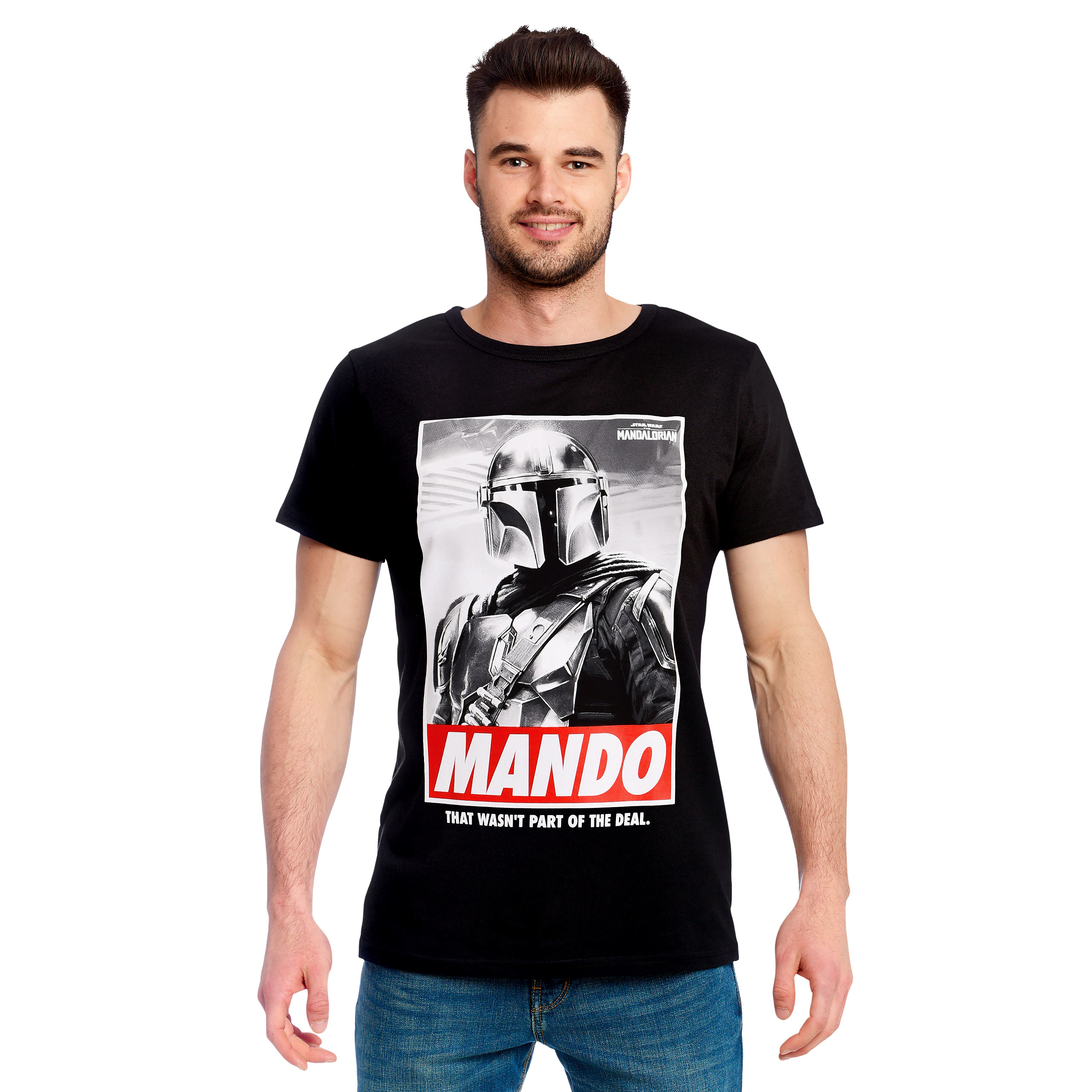 Mando T-Shirt schwarz - Star Wars The Mandalorian