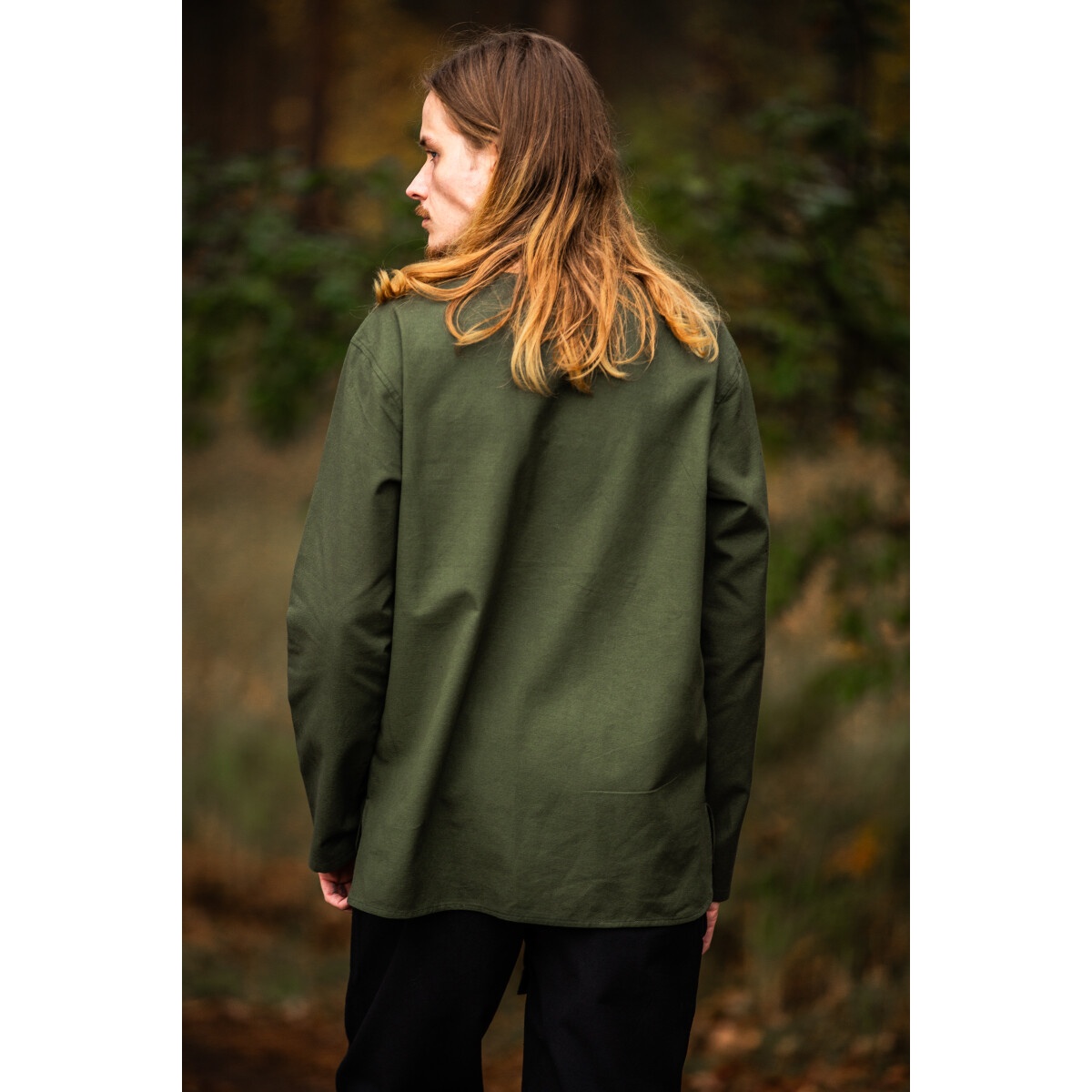 Camisa medieval Otto verde