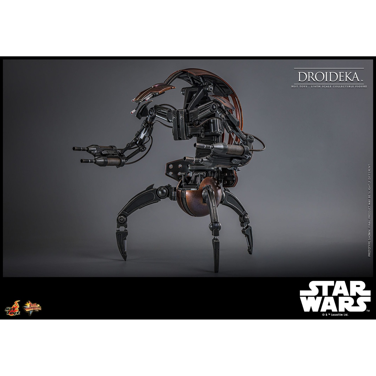 Star Wars Episodio I Movie Masterpiece Action Figure 1/6 Droideka 27 cm