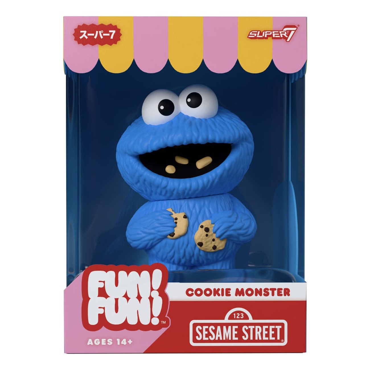 Barrio Sésamo FUN! FUN! figura de vinilo blando Wave 02 Comegalletas 13 cm