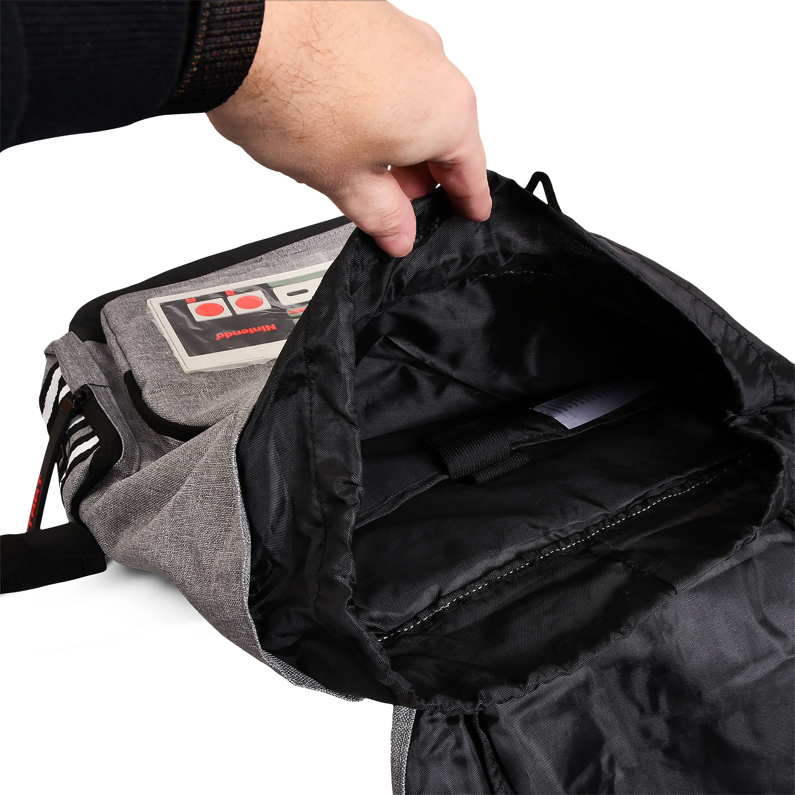 Nintendo - NES Controller Backpack gray