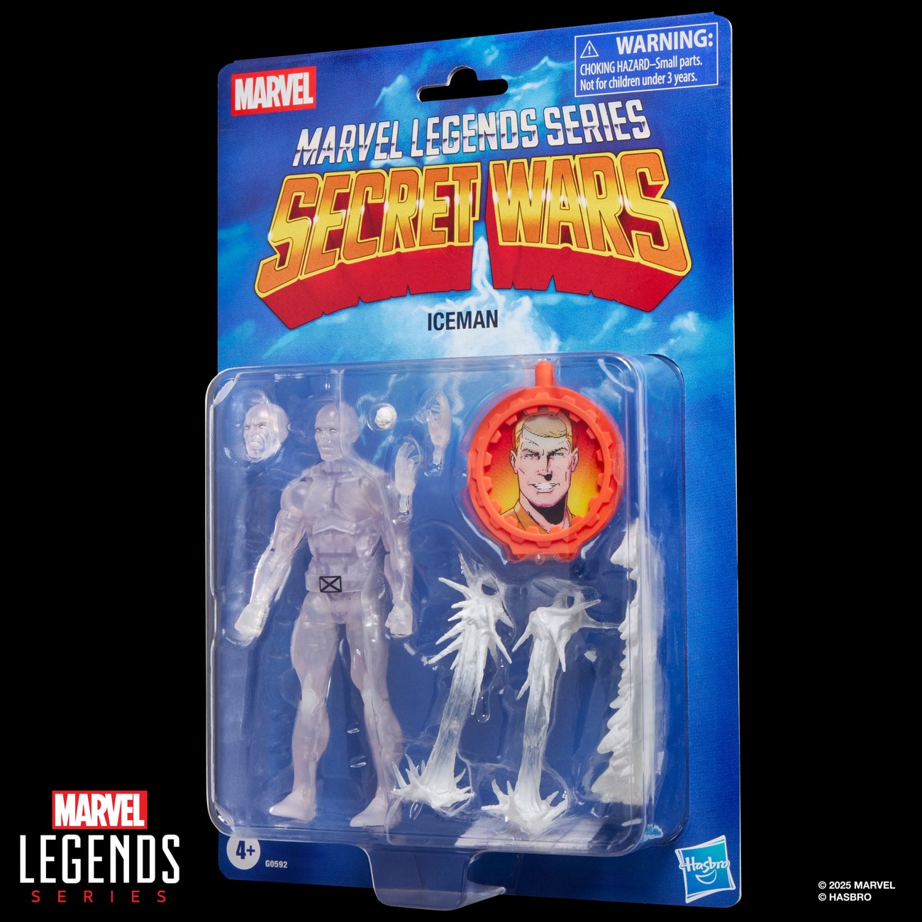 Secret Wars Marvel Legends figurine rétro Iceman 15 cm