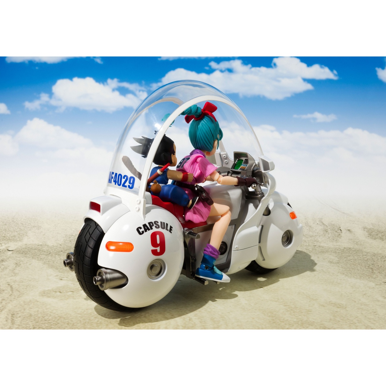 Dragon Ball - Son Goku mit Bulma's Motorcycle Hoipoi Capsule No. 9 S.H. Figuarts Figurenset