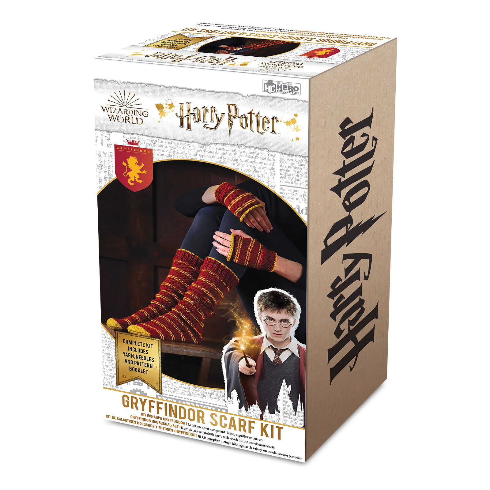 Harry Potter - Gryffindor Handschuhe & Strümpfe Strick-Set