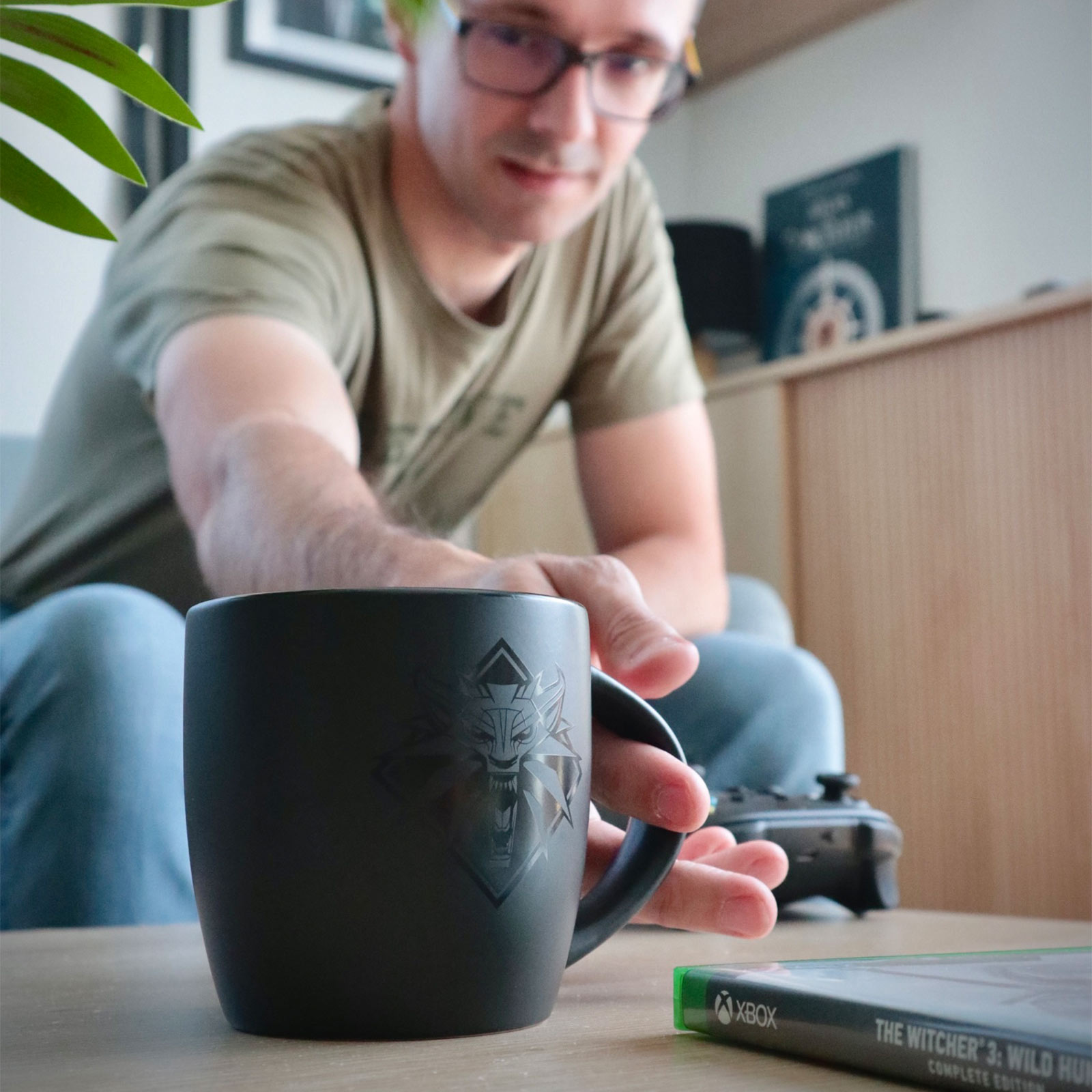 Witcher - Taza Medallón de Lobo