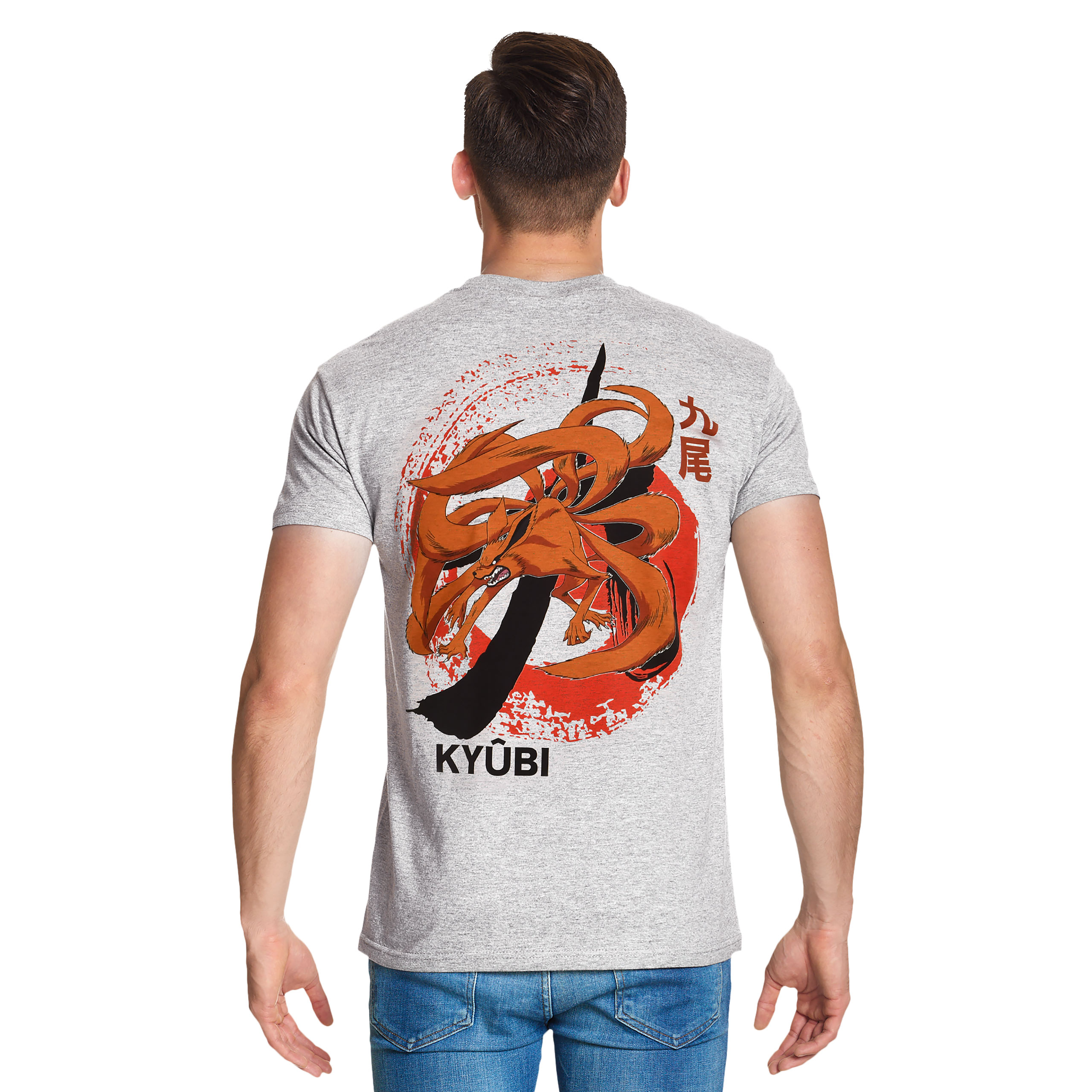Naruto - Kyūbi T-Shirt Grijs