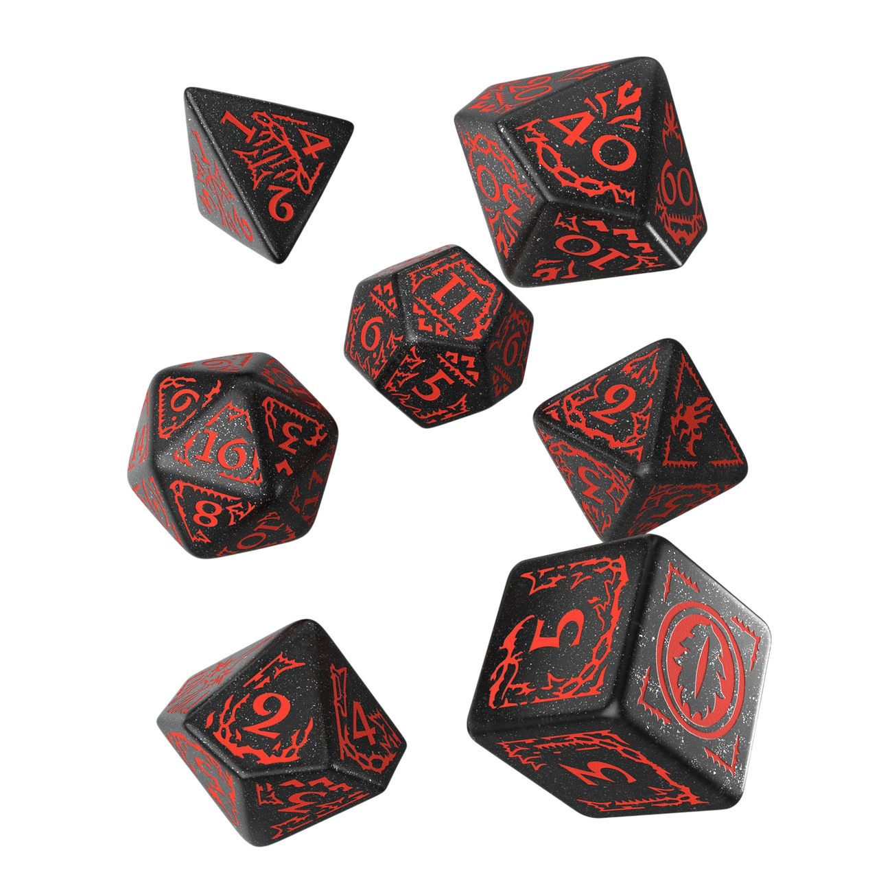 Der Herr der Ringe - Mordor RPG Würfel Set 7tlg