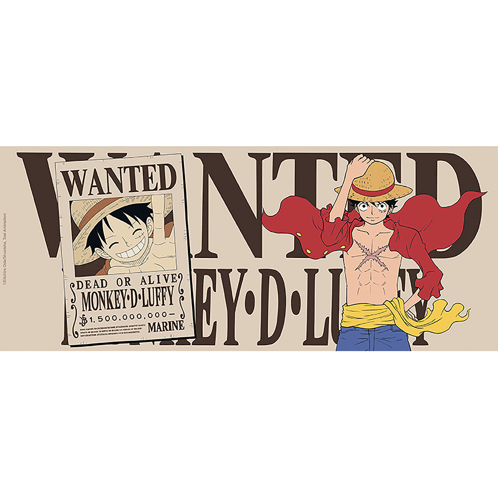 One Piece - Wanted D. Luffy Mug