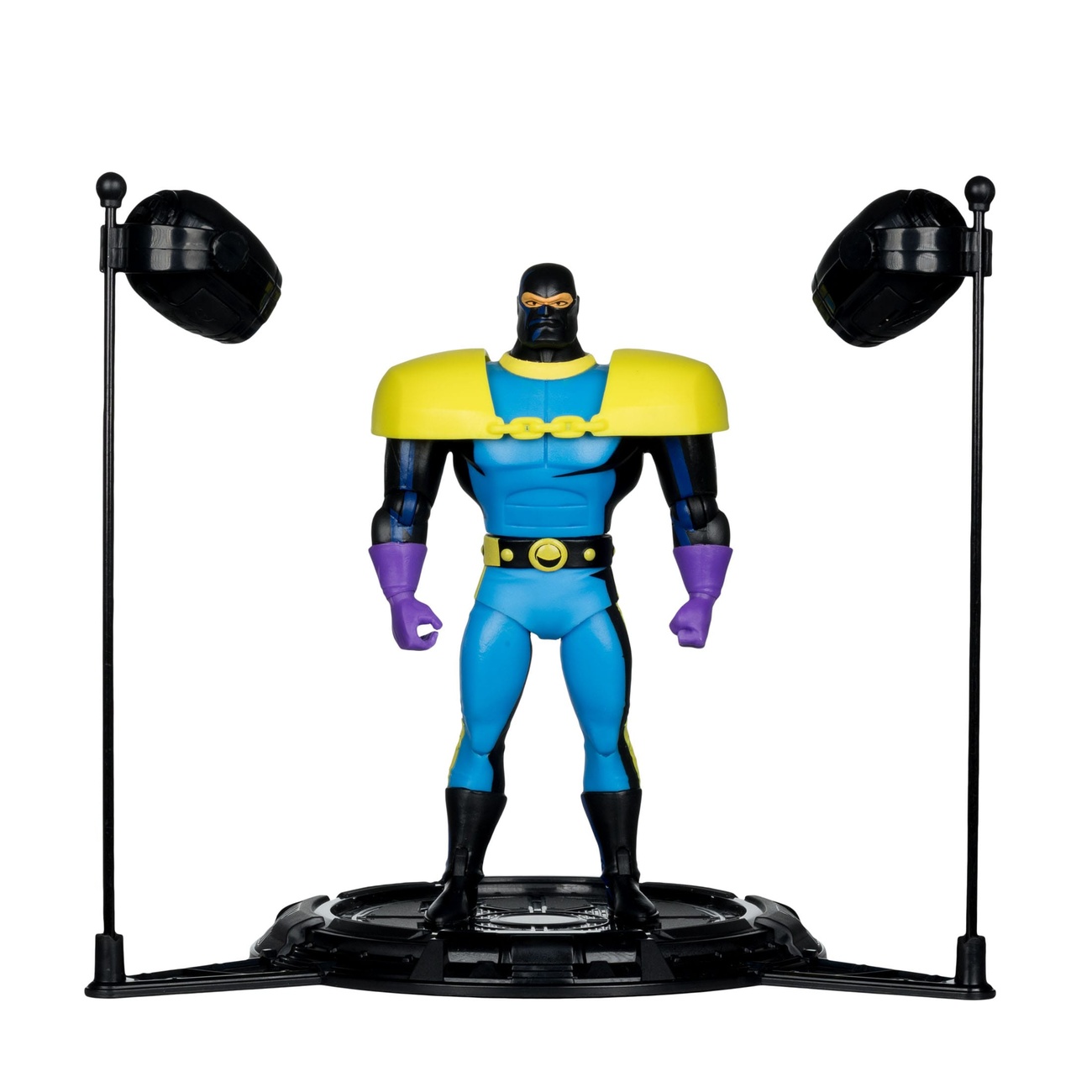 Batman: The Animated Series DC Direct Build-A Actionfigur Wave 5 Lock-Up Black Light Edition (Gold Label) 15 cm