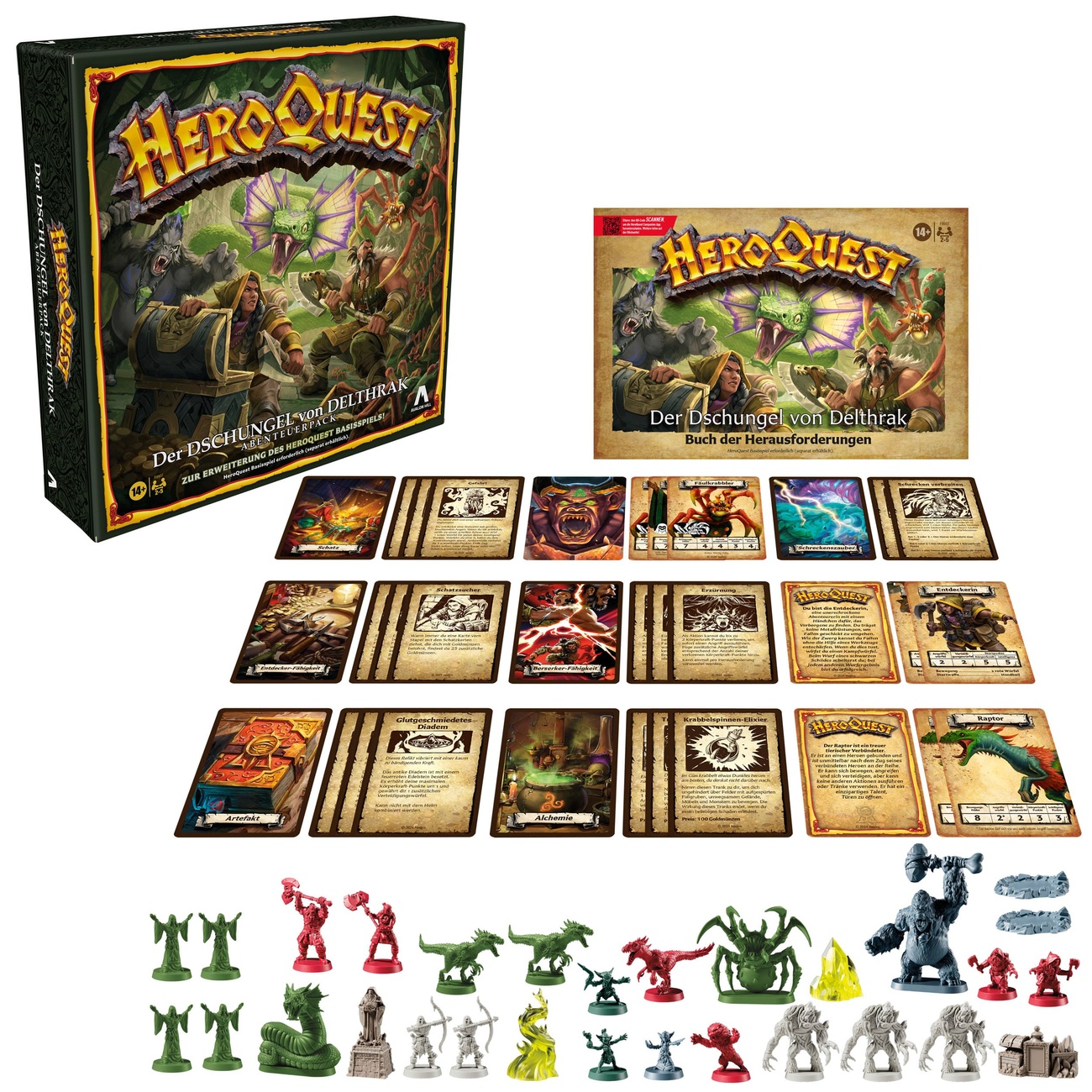 HeroQuest Board Game Expansion The Jungles of Delthrak Adventure Pack *German Version*
