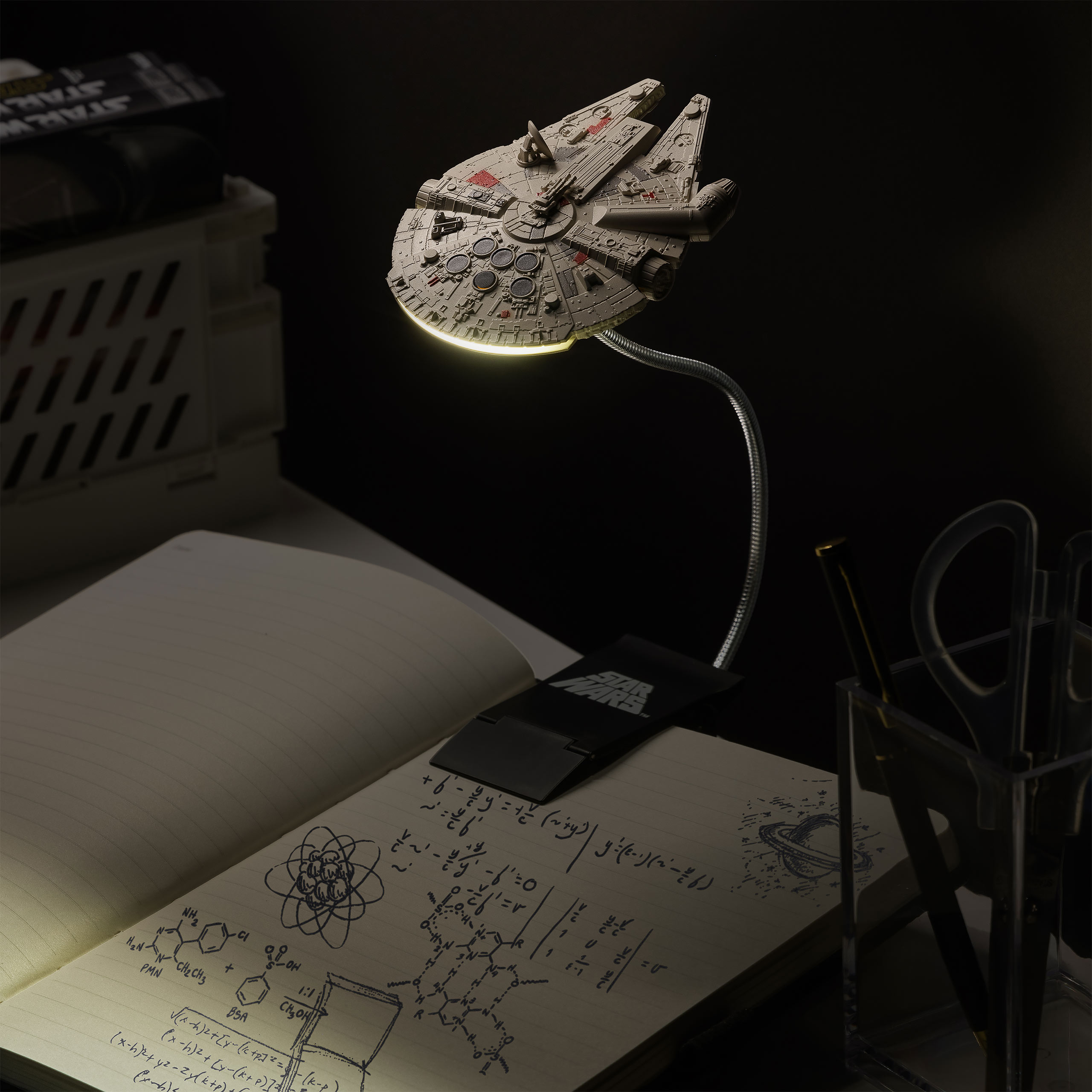 Star Wars - Lampada da lettura Millennium Falcon