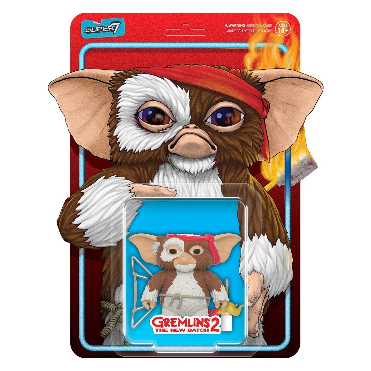 Gremlins ReAction actiefiguur Gizmo (Battle Ready Character Card) 23 cm