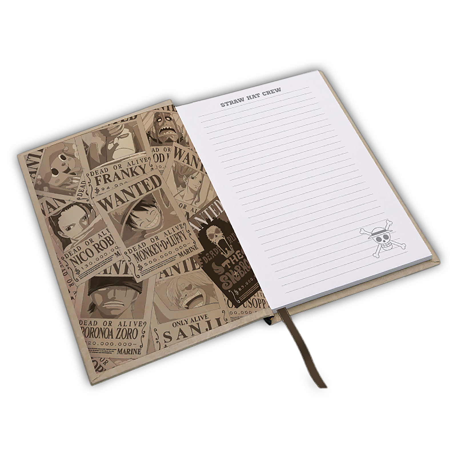 One Piece - Wanted Luffy A5 Notebook