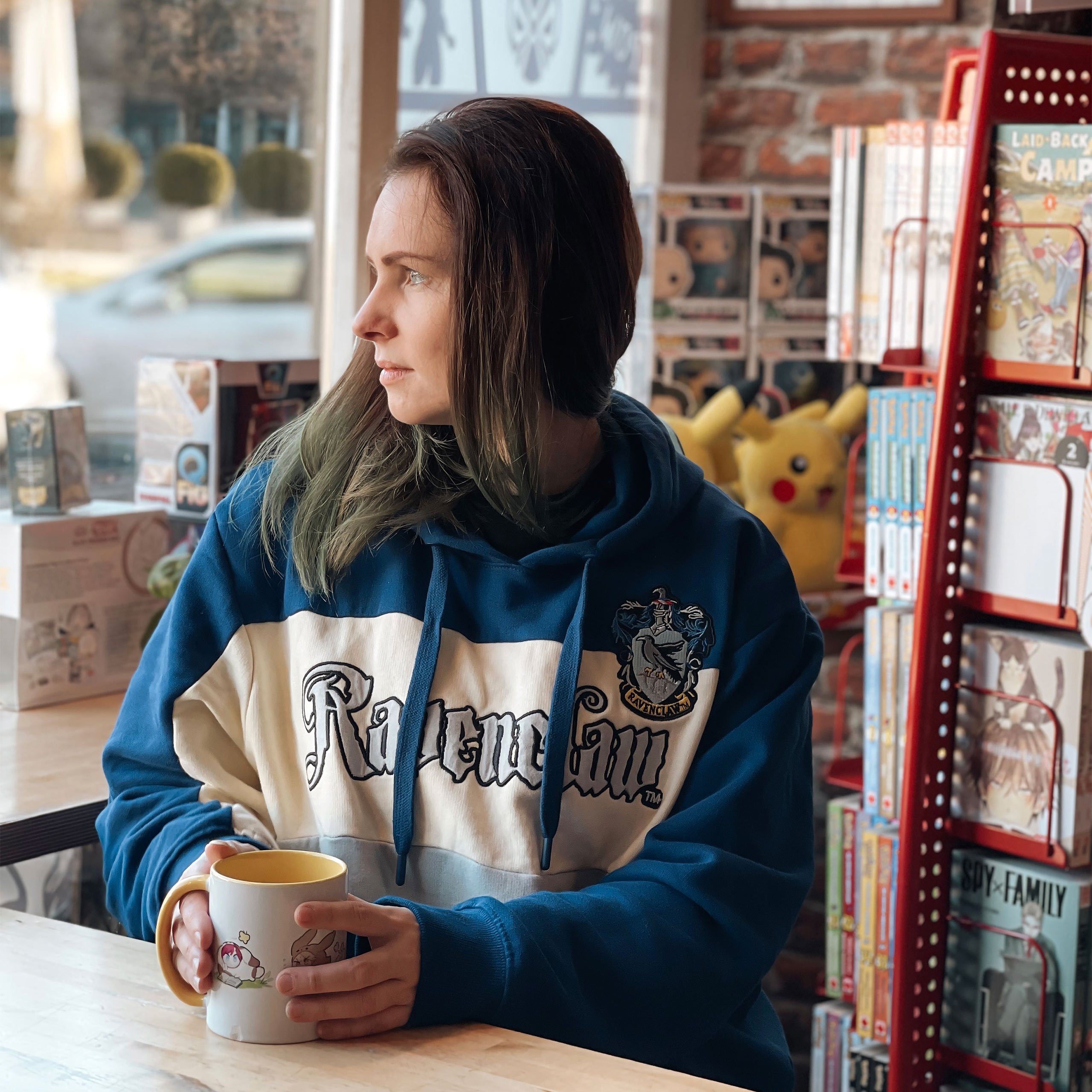 Felpa Con Cappuccio Harry Potter Elbenwald – Unisex, Multicolore, Con Stampa Magica, Tasca A Marsupio, Morbida E Calda