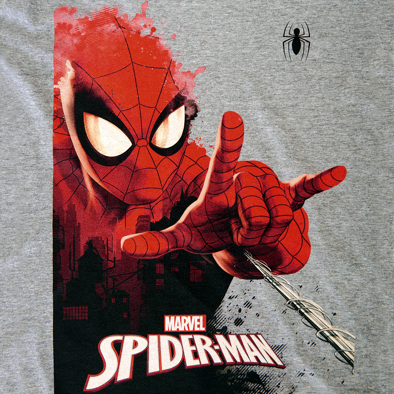 Spider-Man - T-shirt Attack gris