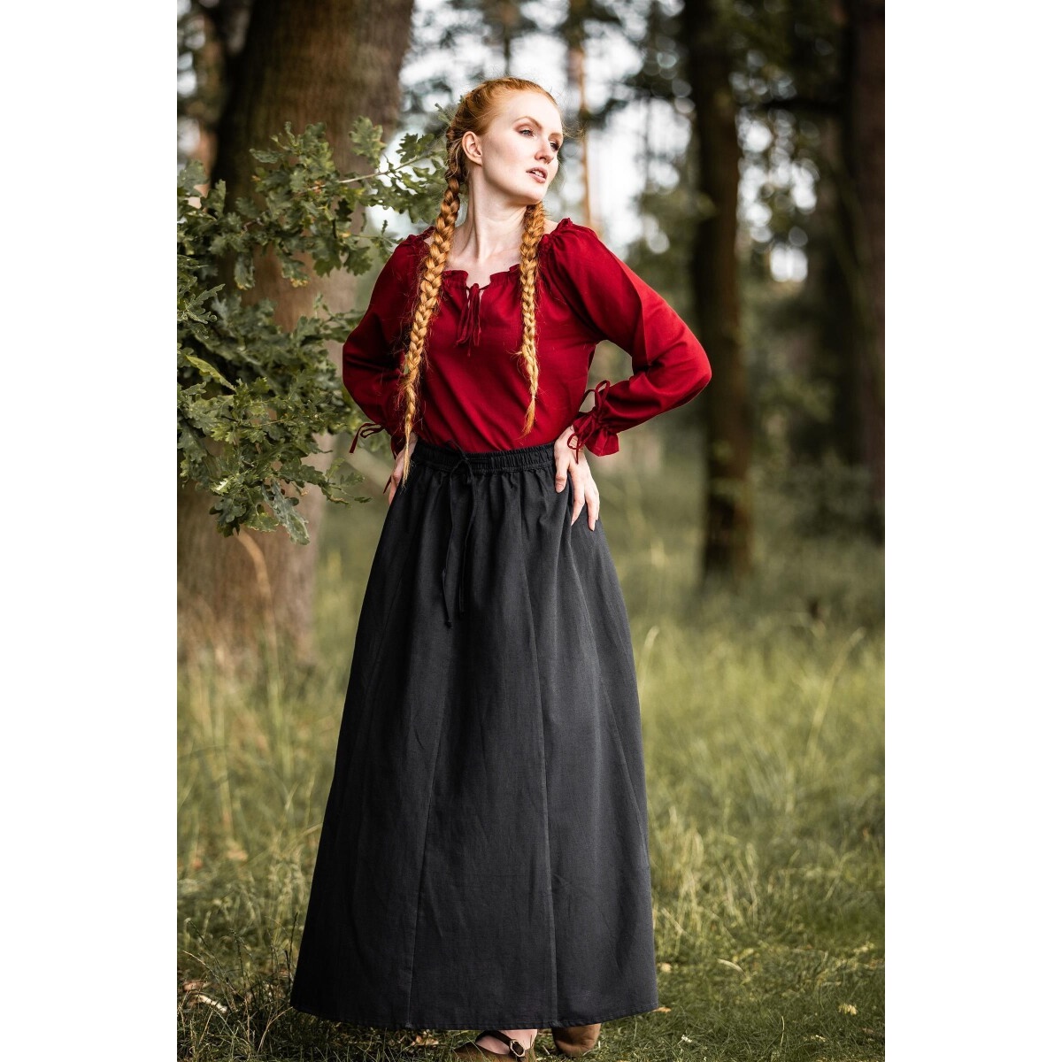 Blusa medieval Edith roja
