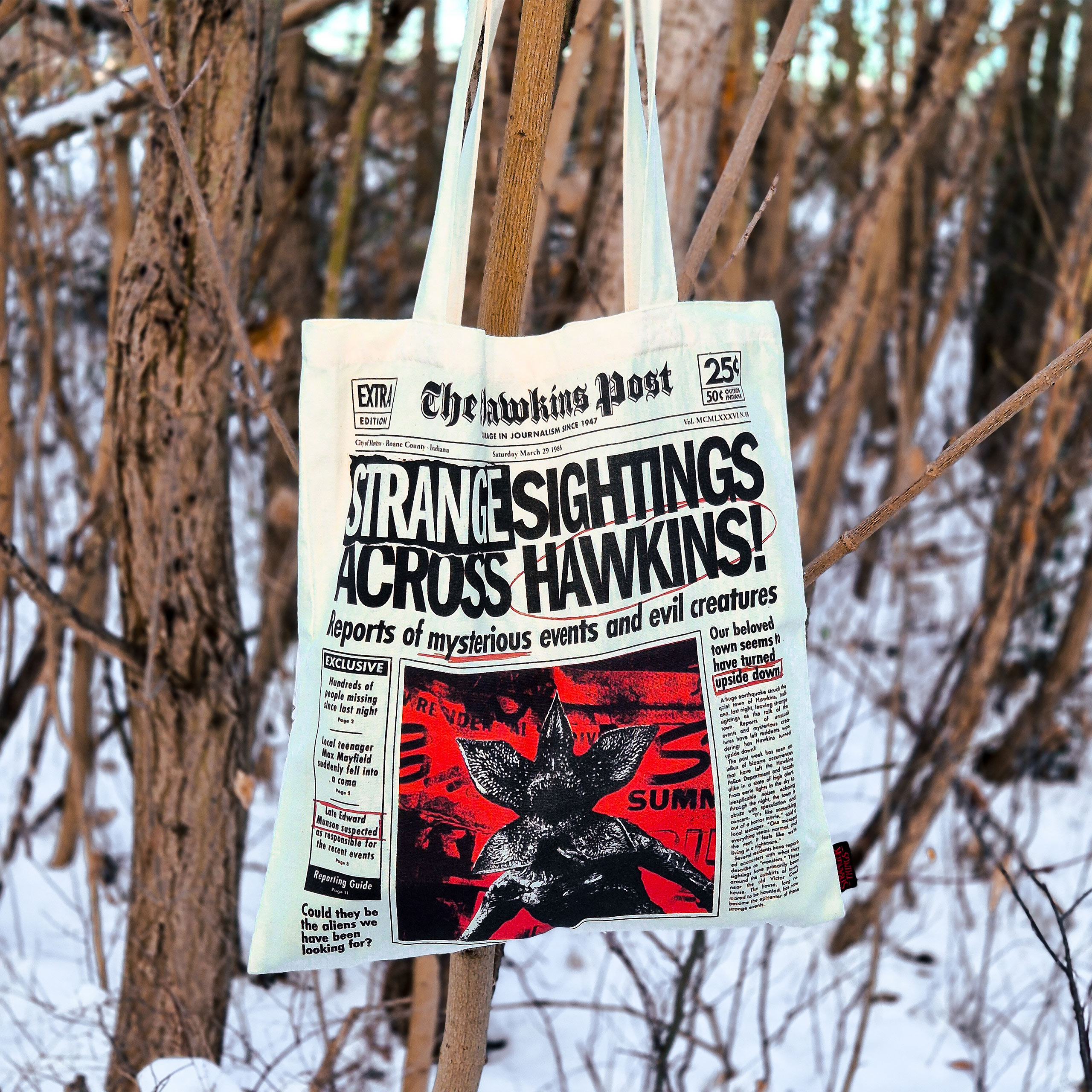 Stranger Things - Strange Sightings Bolsa Tote