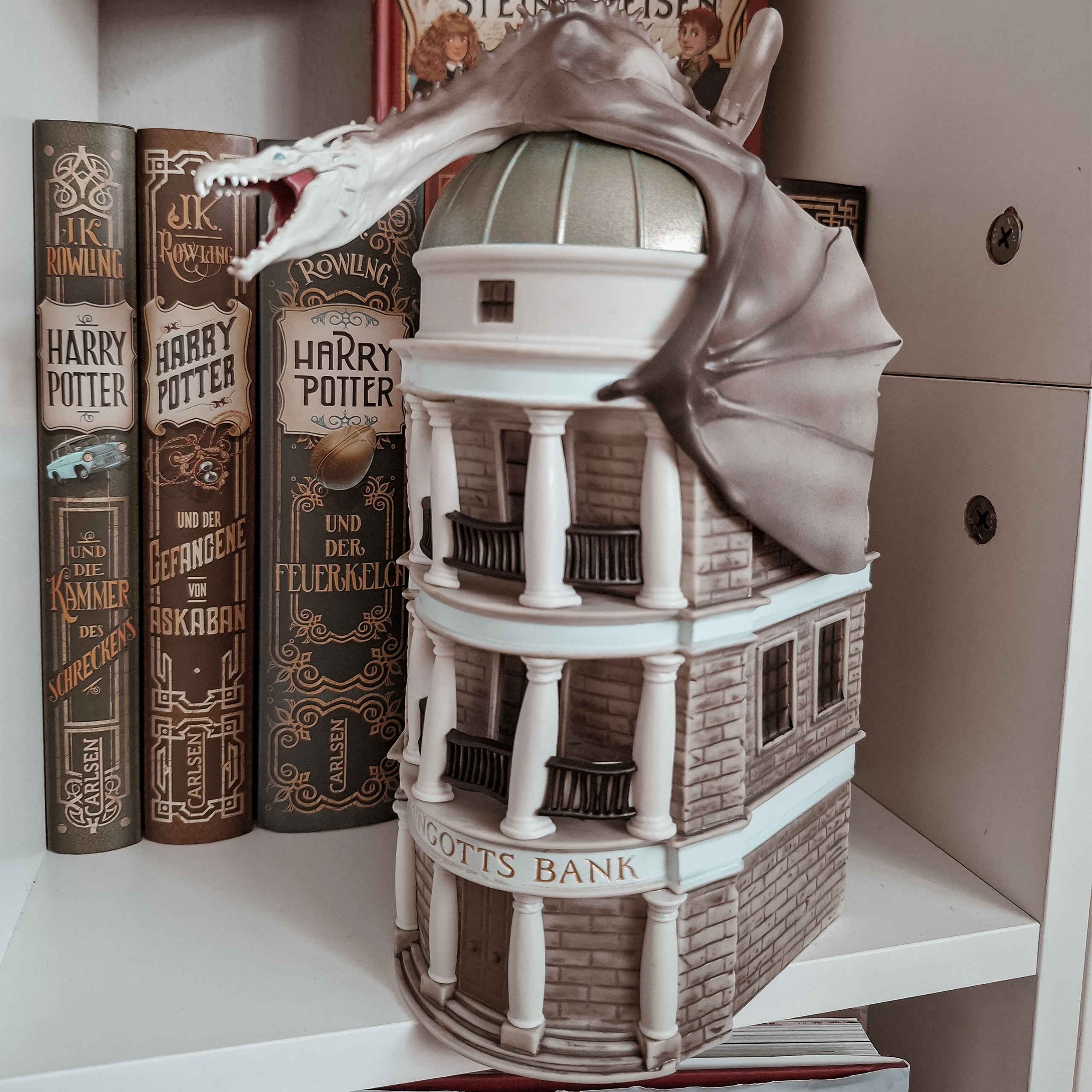 Harry Potter - Banco Gringotts con Dragón Hucha