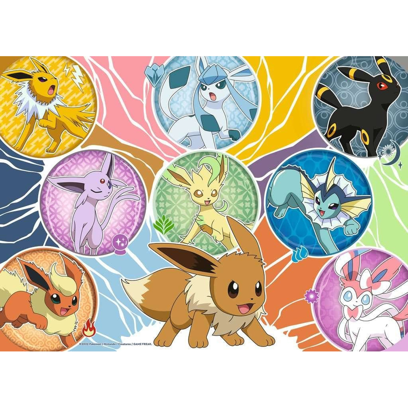 Pokémon Puzzles 4-Pack Pokémon Buddies (4x100 Pieces)
