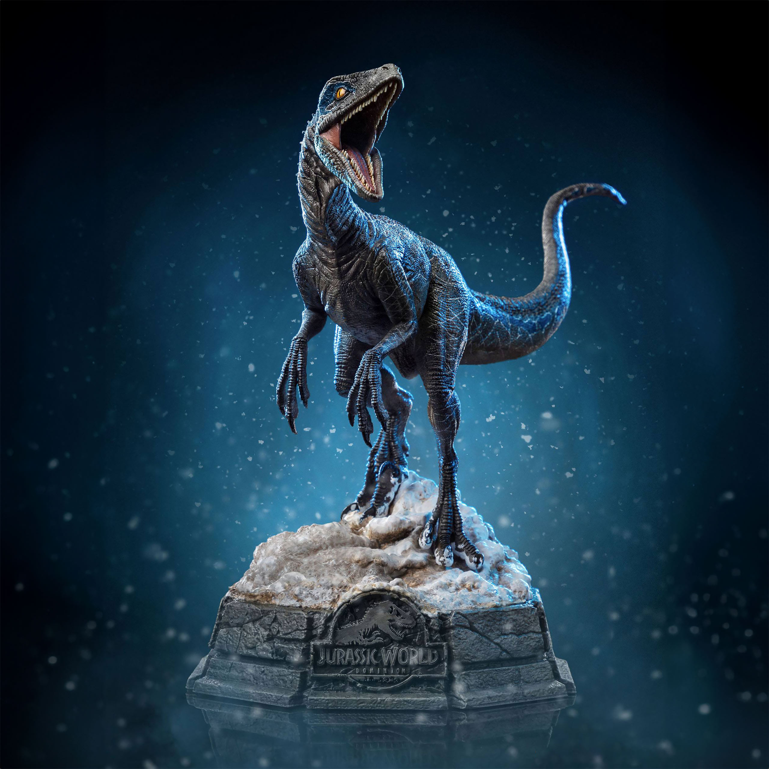 Jurassic World - Statue de luxe à l'échelle d'art Blue