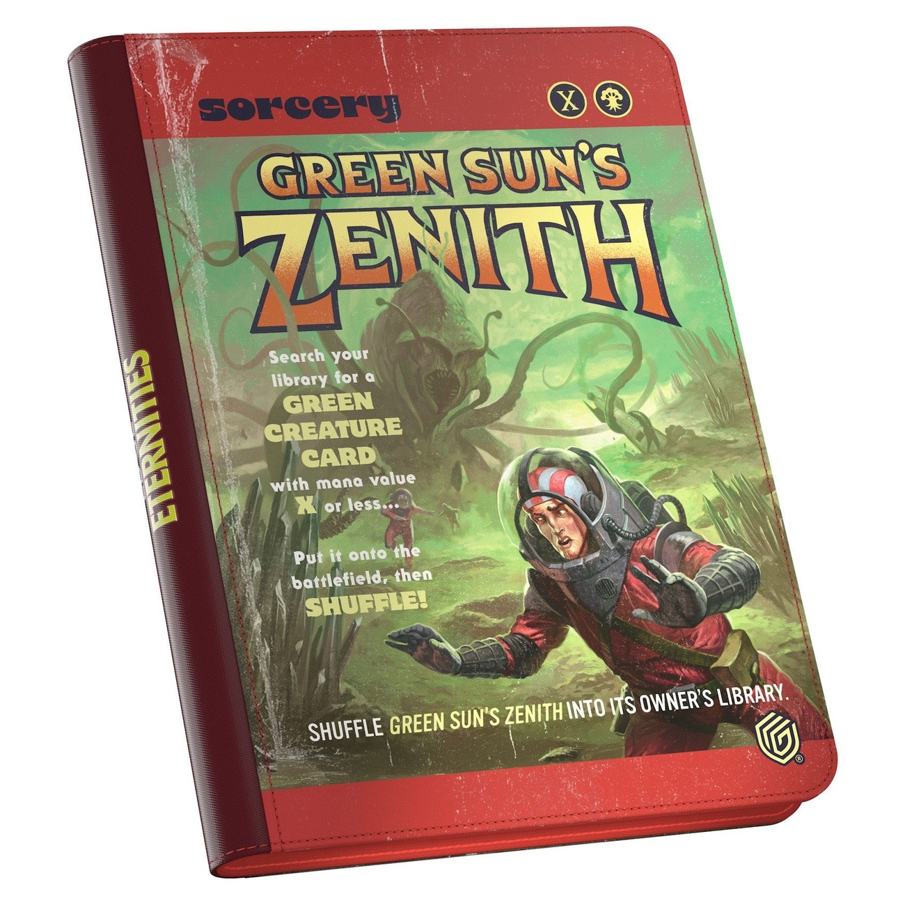 Ultimate Guard Zipfolio 360 Xenoskin Magic: The Gathering "Edge of Eternities" - Green Sun’s Zenith
